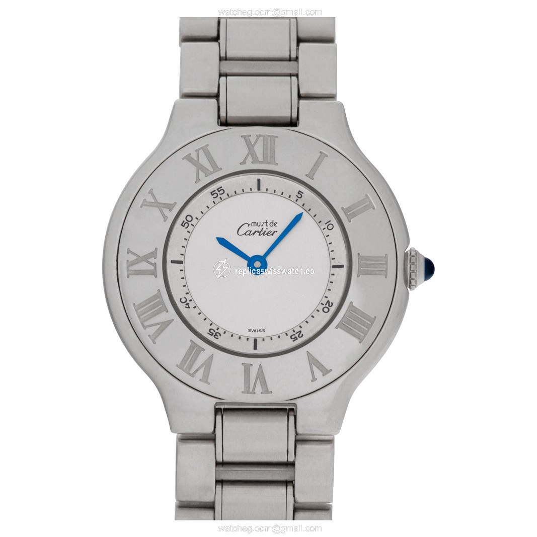 Cartier W10109T2 Must 21 Quartz Female Stainless Steel Replica Cartier W10109T2 Must 21 Quartz Female Stainless Steel Replica