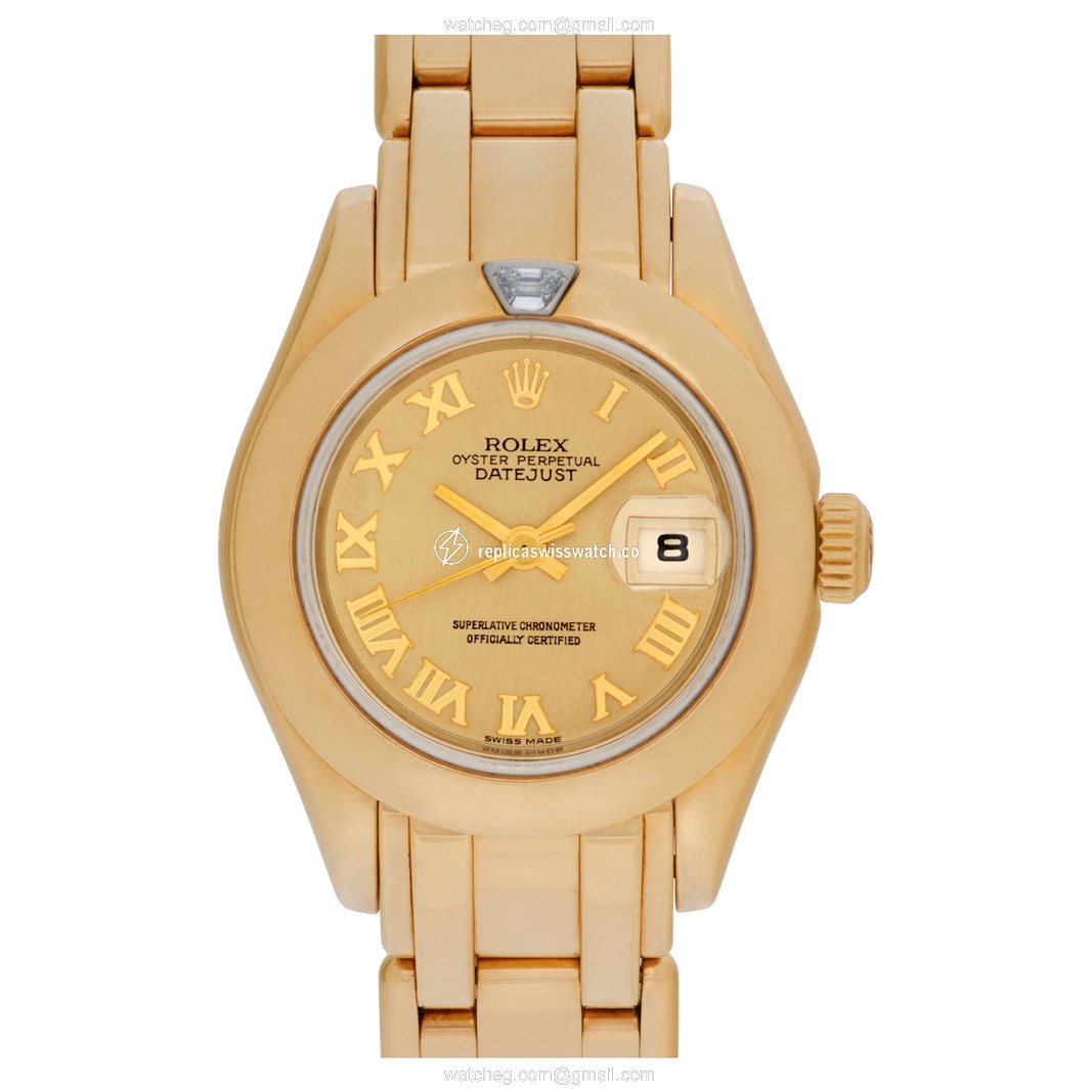 Rolex 80328 Pearlmaster Automatic Female 18k yellow gold Replica Rolex 80328 Pearlmaster Automatic Female 18k yellow gold Replica