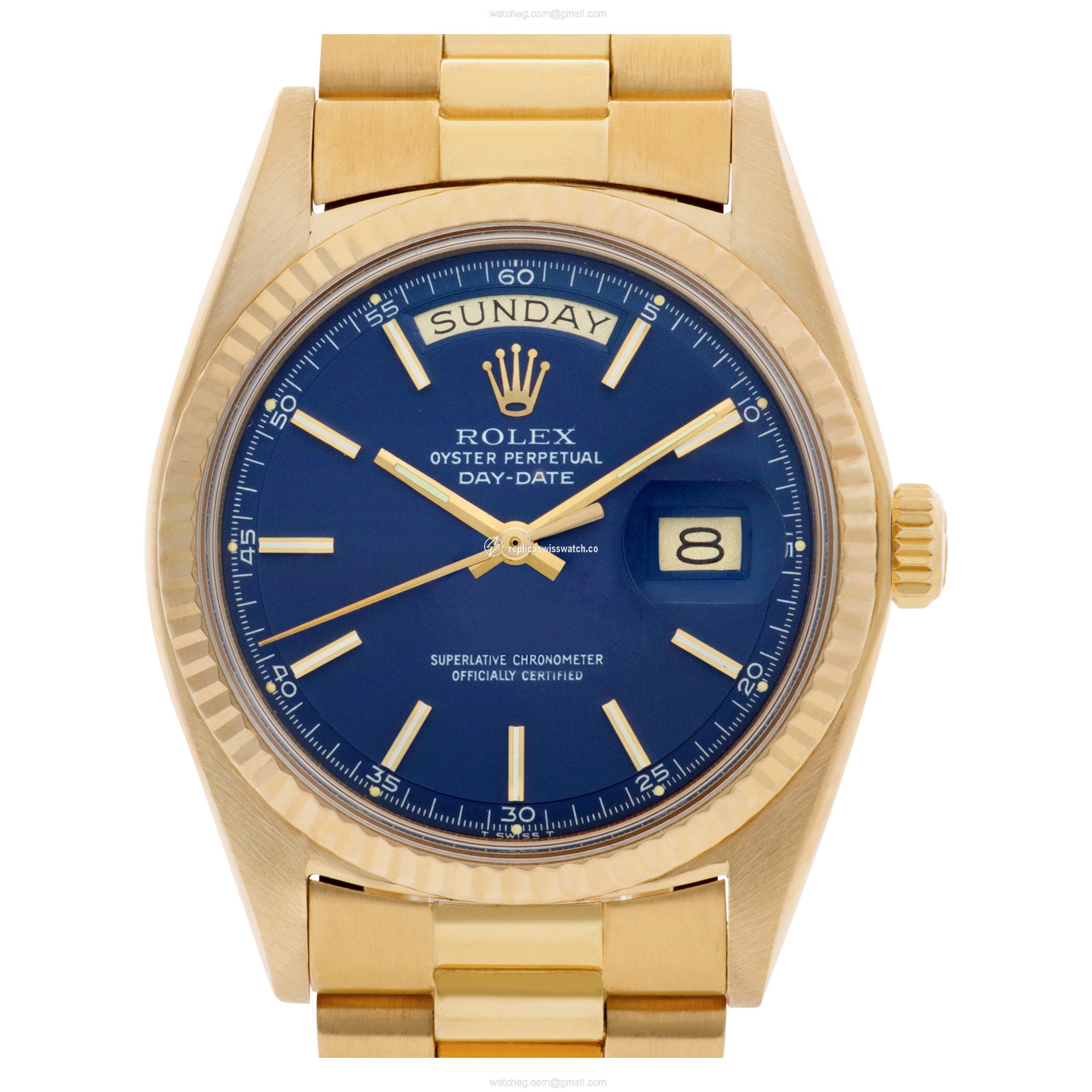 Rolex 1803 Day-Date Automatic Male 18k yellow gold Replica Rolex 1803 Day-Date Automatic Male 18k yellow gold Replica