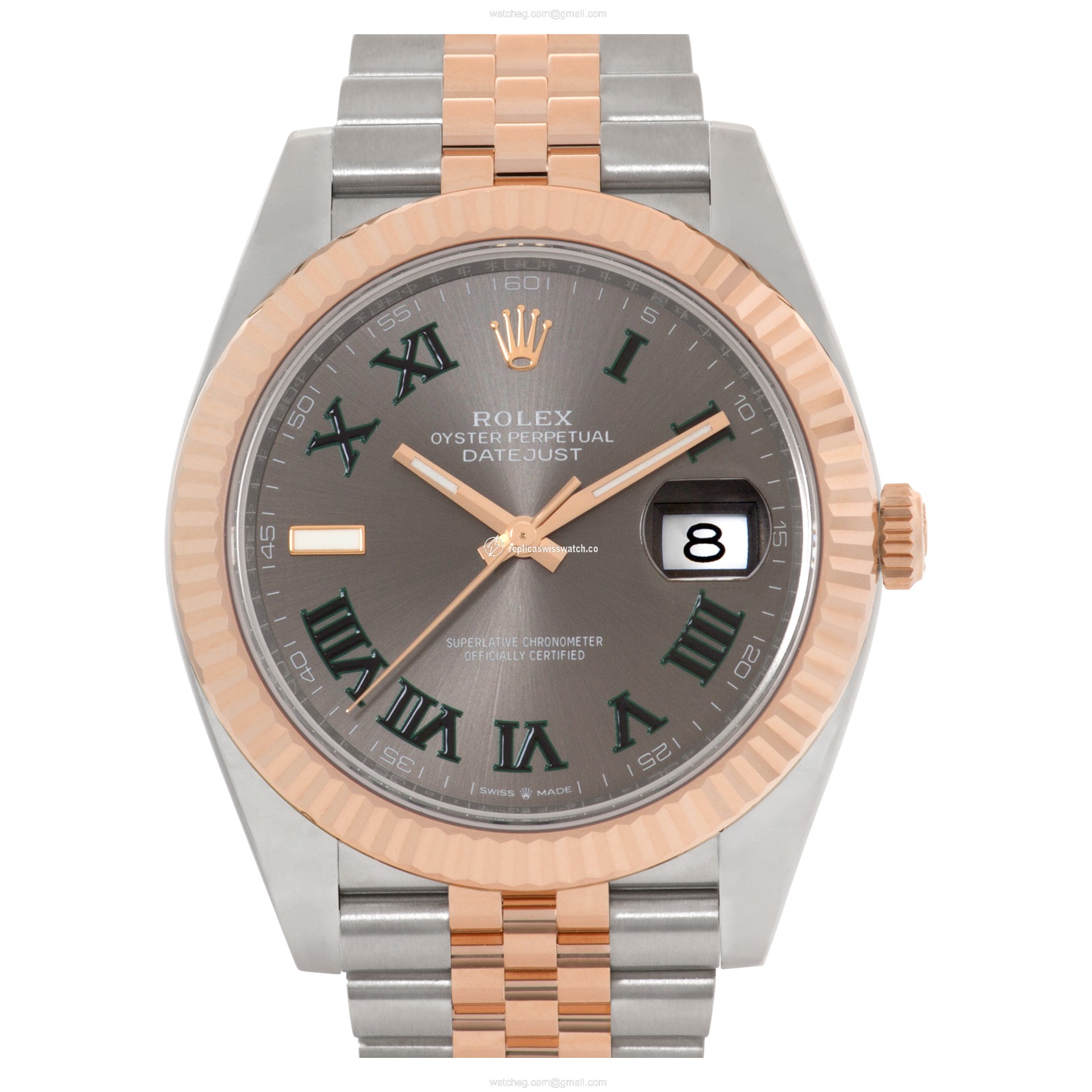Rolex 126331 Datejust Automatic Male 18k rose gold & stainless steel Replica Rolex 126331 Datejust Automatic Male 18k rose gold & stainless steel Replica