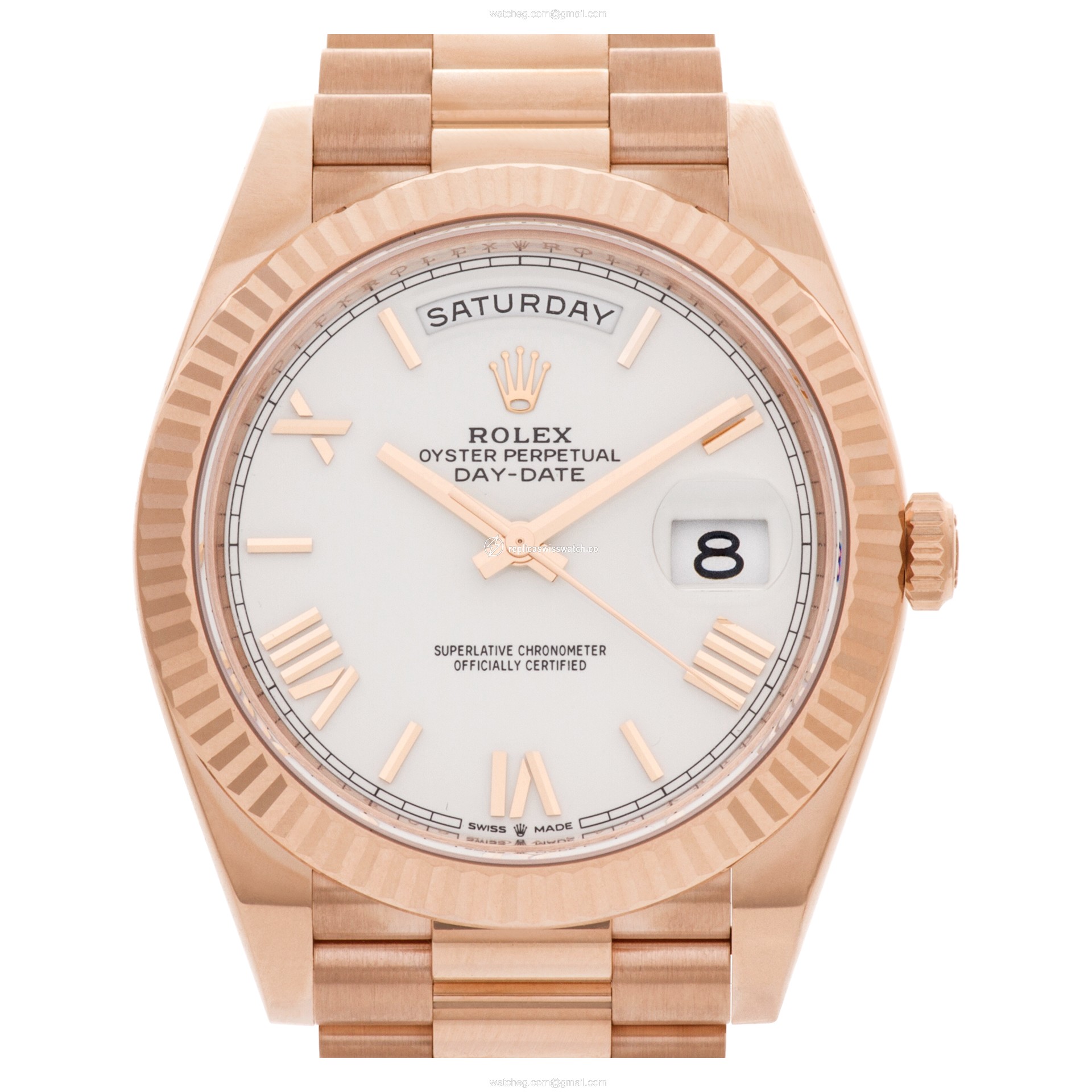 Rolex 228235 Day-Date 40 Automatic Unisex everose Replica Rolex 228235 Day-Date 40 Automatic Unisex everose Replica