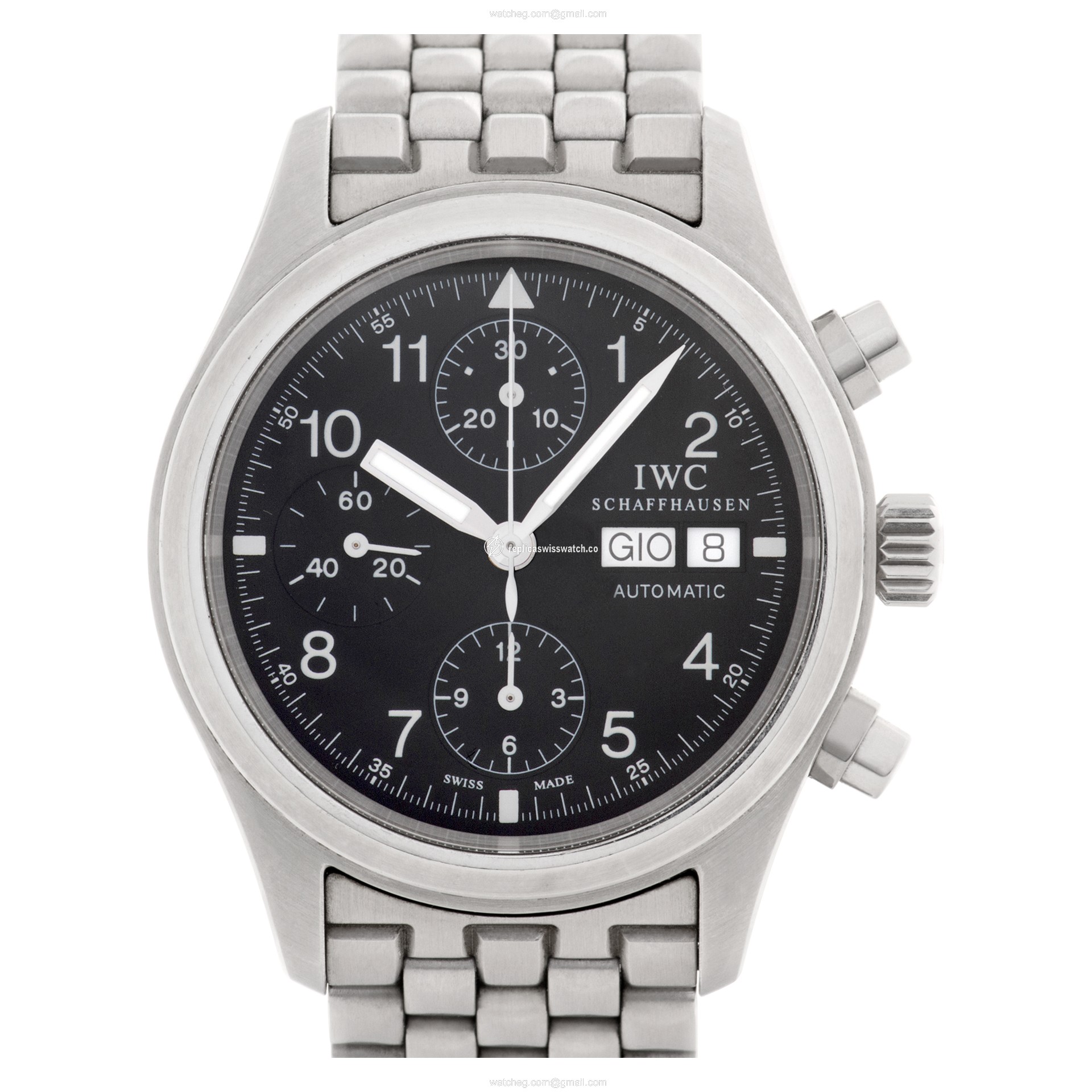 IWC IW370617 Pilots Chronograph Automatic Male Stainless Steel Replica IWC IW370617 Pilots Chronograph Automatic Male Stainless Steel Replica