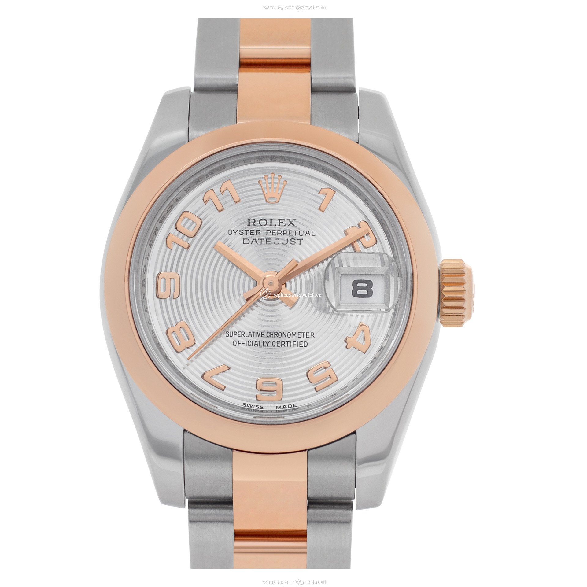 Rolex 179161 Datejust Automatic Female 18k rose gold & stainless steel Replica Rolex 179161 Datejust Automatic Female 18k rose gold & stainless steel Replica