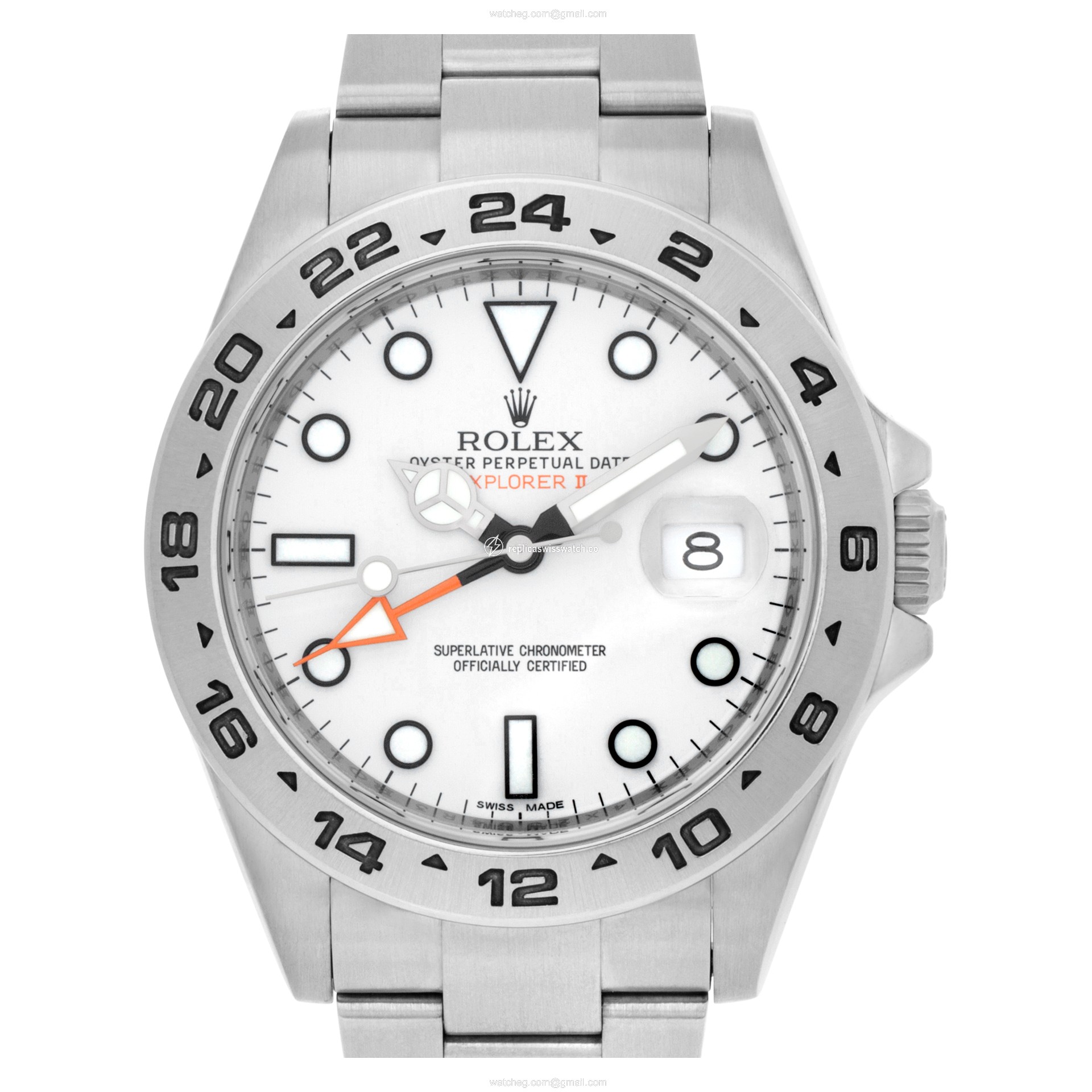 Rolex 216570 Explorer II Automatic Male Stainless Steel Replica Rolex 216570 Explorer II Automatic Male Stainless Steel Replica