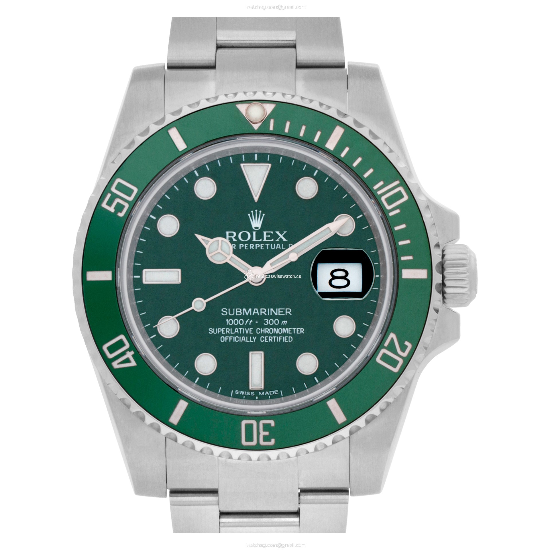 Rolex 116610LV Submariner Hulk Automatic Male Stainless Steel Replica Rolex 116610LV Submariner Hulk Automatic Male Stainless Steel Replica