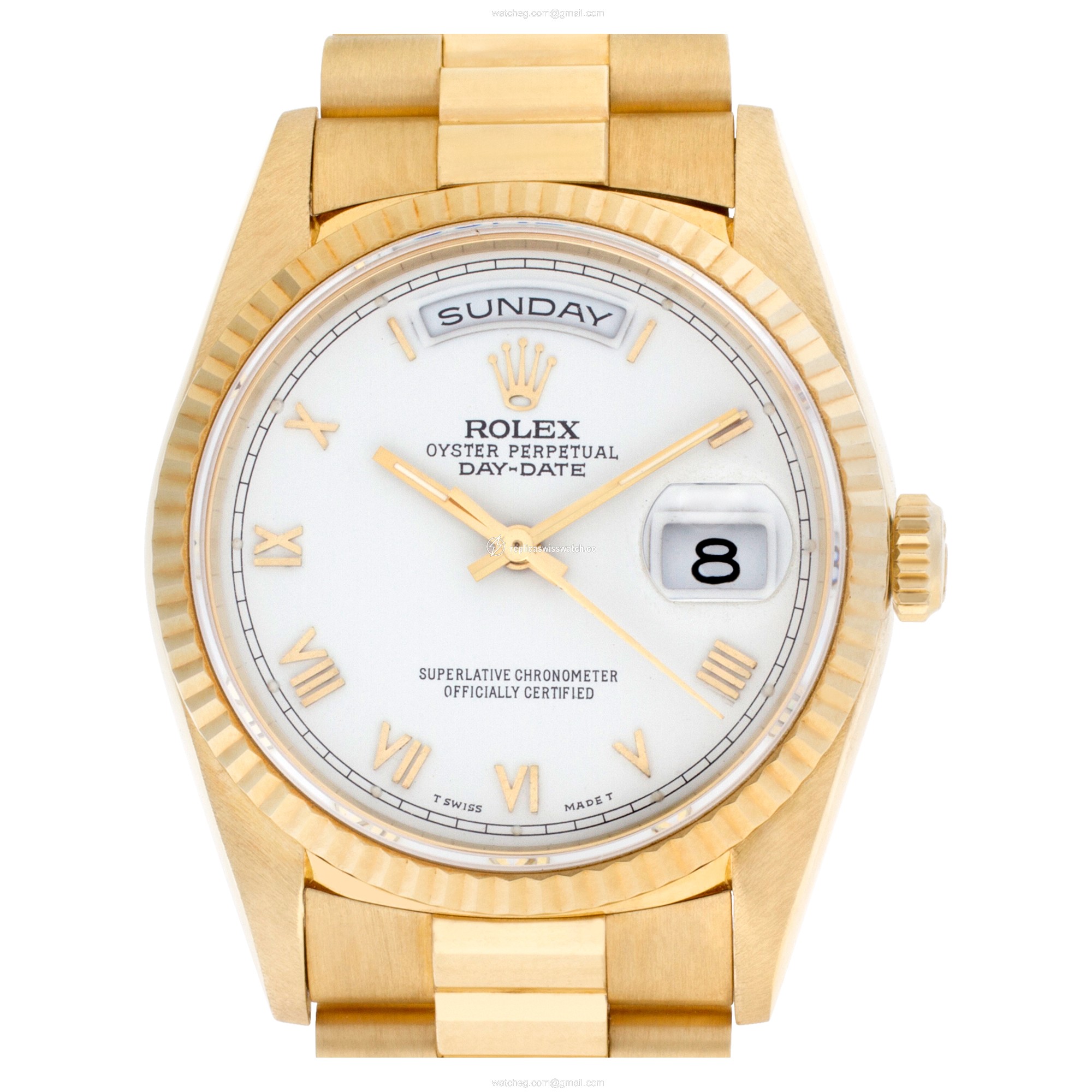 Rolex 18238 Day-Date Automatic Male 18k yellow gold Replica Rolex 18238 Day-Date Automatic Male 18k yellow gold Replica