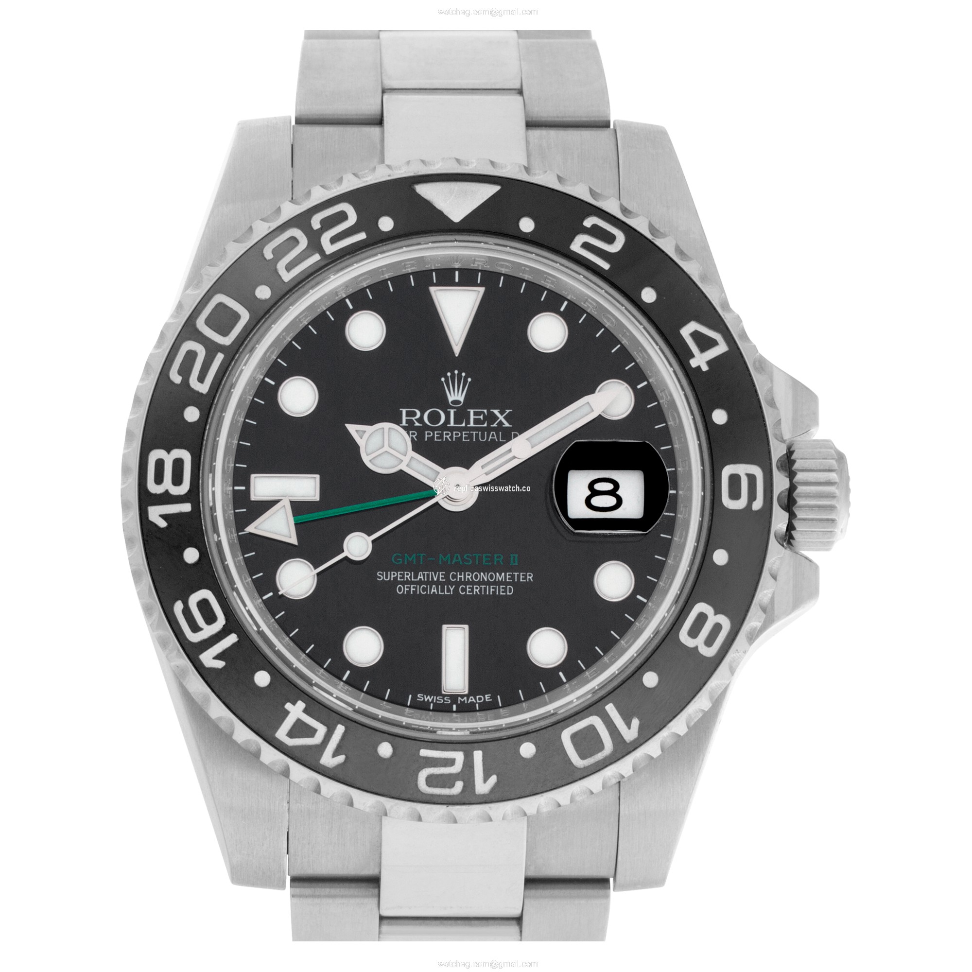 Rolex 116710LN GMT-Master II Automatic Male Stainless Steel Replica Rolex 116710LN GMT-Master II Automatic Male Stainless Steel Replica