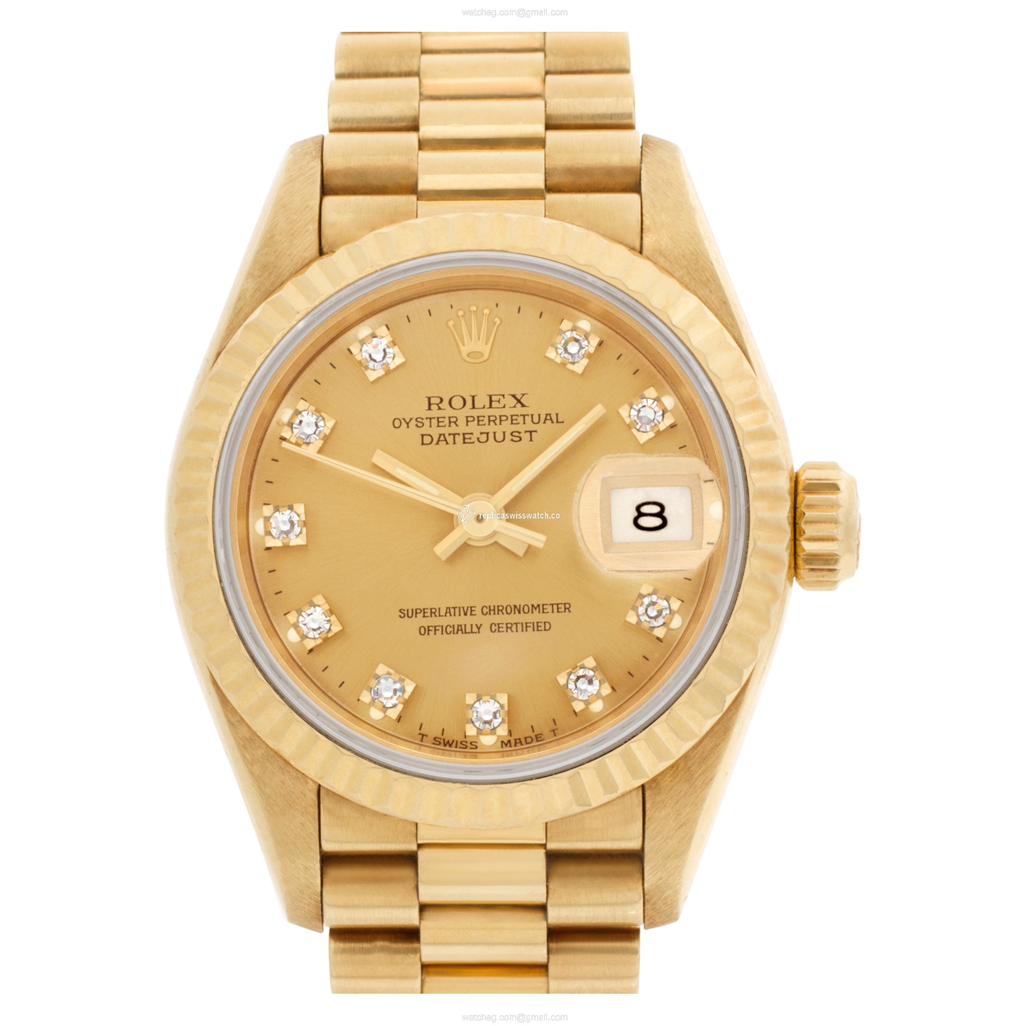 Rolex 69178 Datejust Automatic Female 18k Yellow Gold Replica Rolex 69178 Datejust Automatic Female 18k Yellow Gold Replica