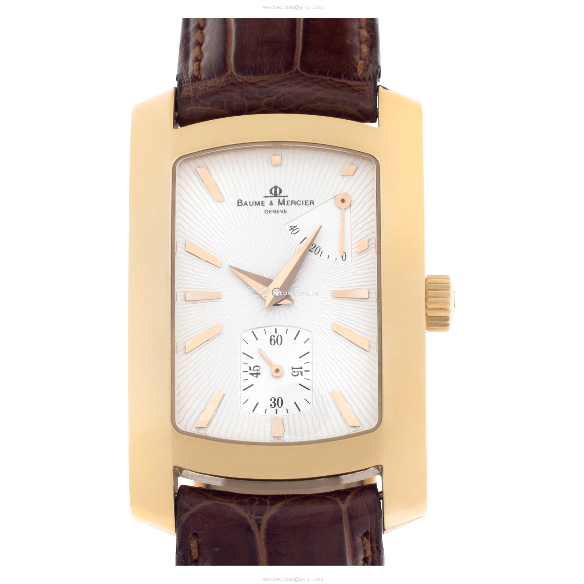 Baume & Mercier 65362 Hampton Milleis Automatic Male 18k rose gold Replica Baume & Mercier 65362 Hampton Milleis Automatic Male 18k rose gold Replica