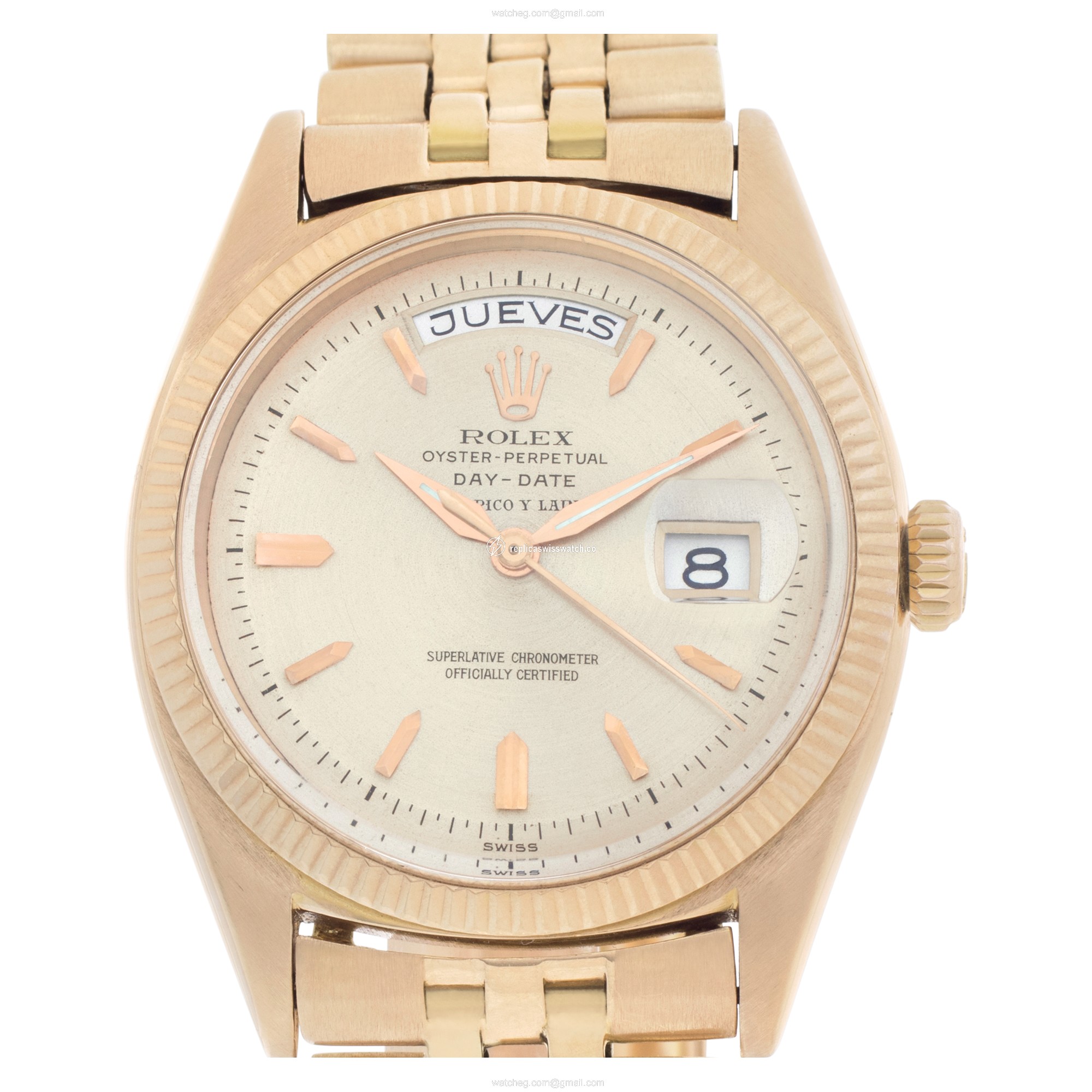 Rolex 1803 Day-Date Automatic Male 18k rose gold Replica Rolex 1803 Day-Date Automatic Male 18k rose gold Replica