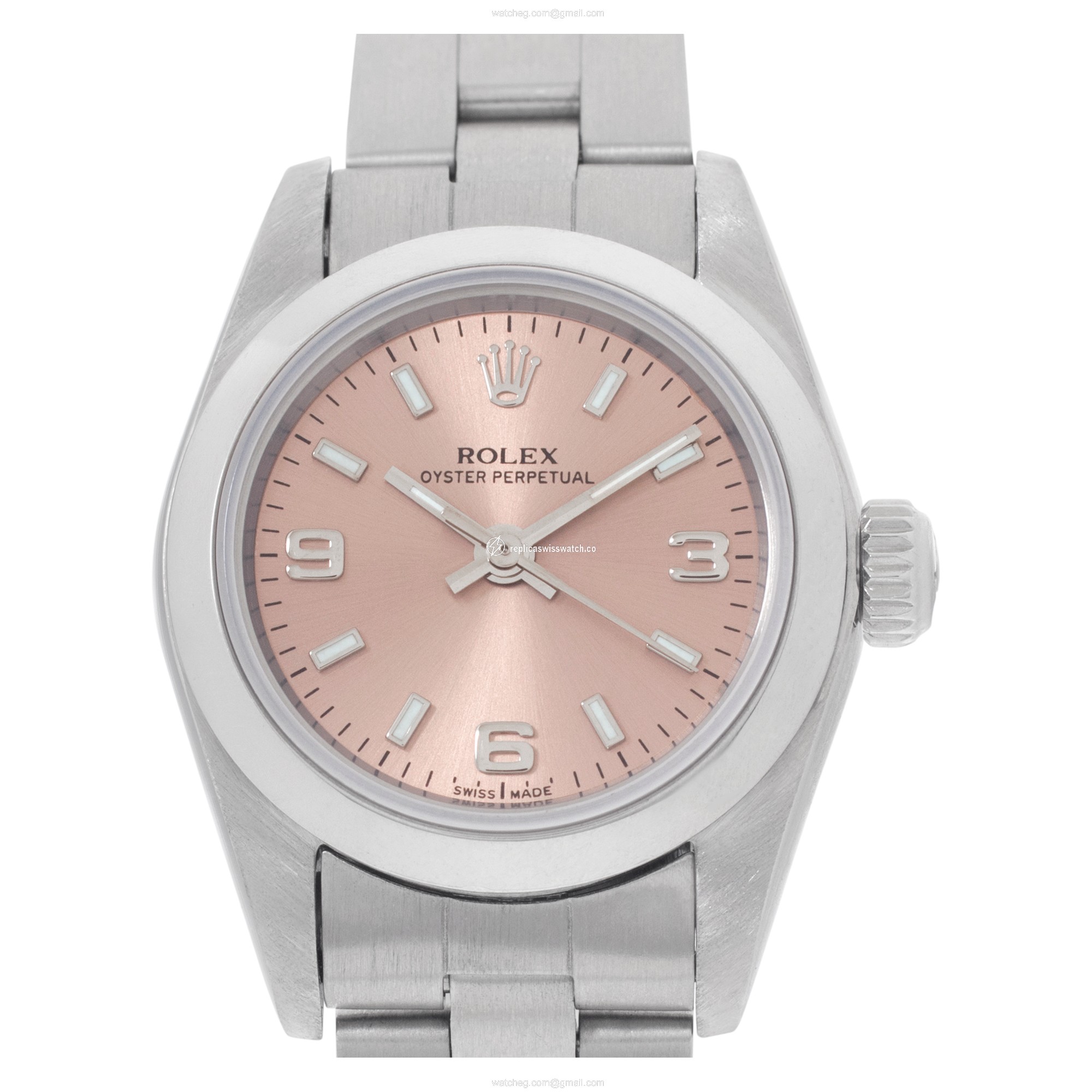 Rolex 67180 Oyster Perpetual Automatic Female Stainless Steel Replica Rolex 67180 Oyster Perpetual Automatic Female Stainless Steel Replica