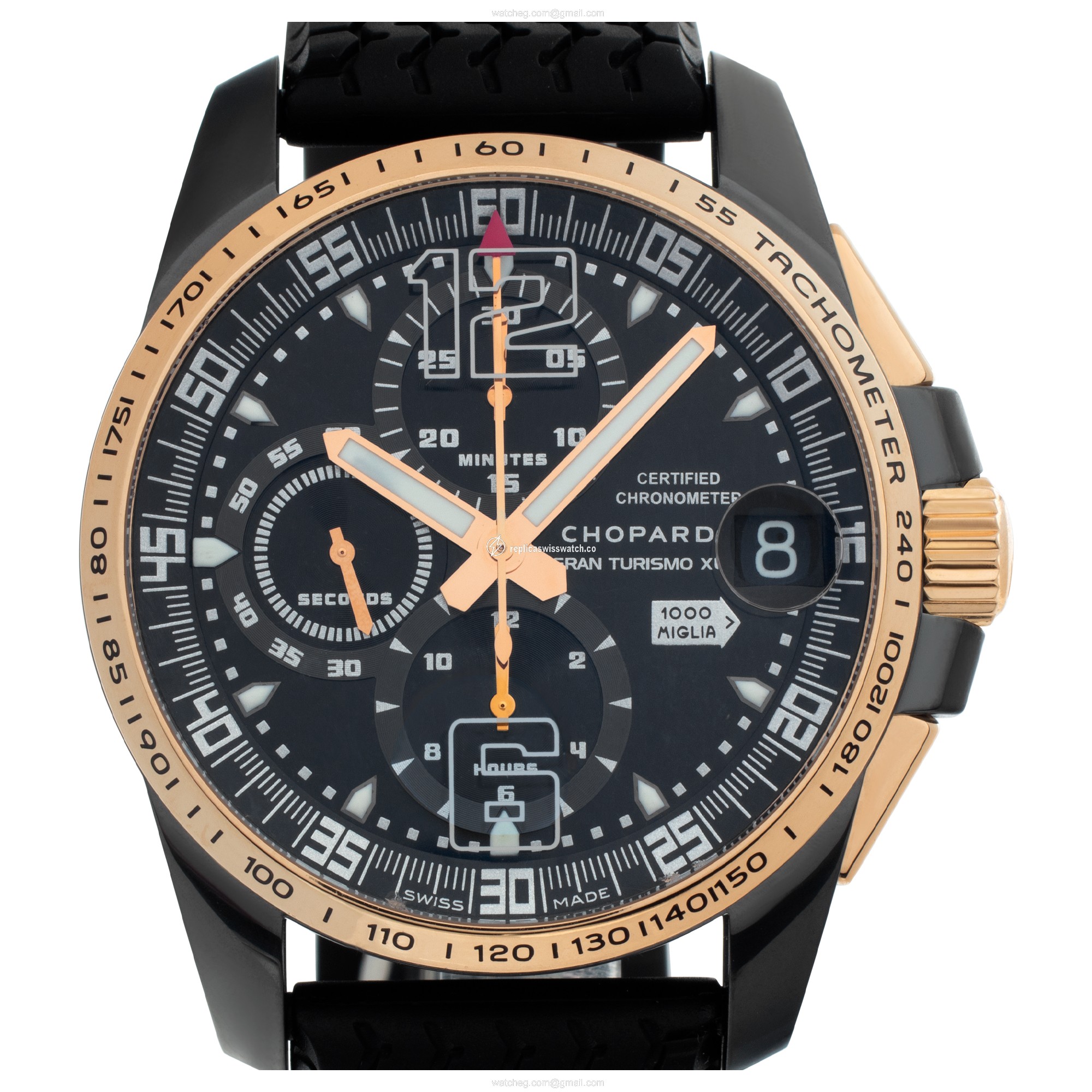Chopard 16/8459 Mille Miglia Automatic Male PVD Replica Chopard 16/8459 Mille Miglia Automatic Male PVD Replica