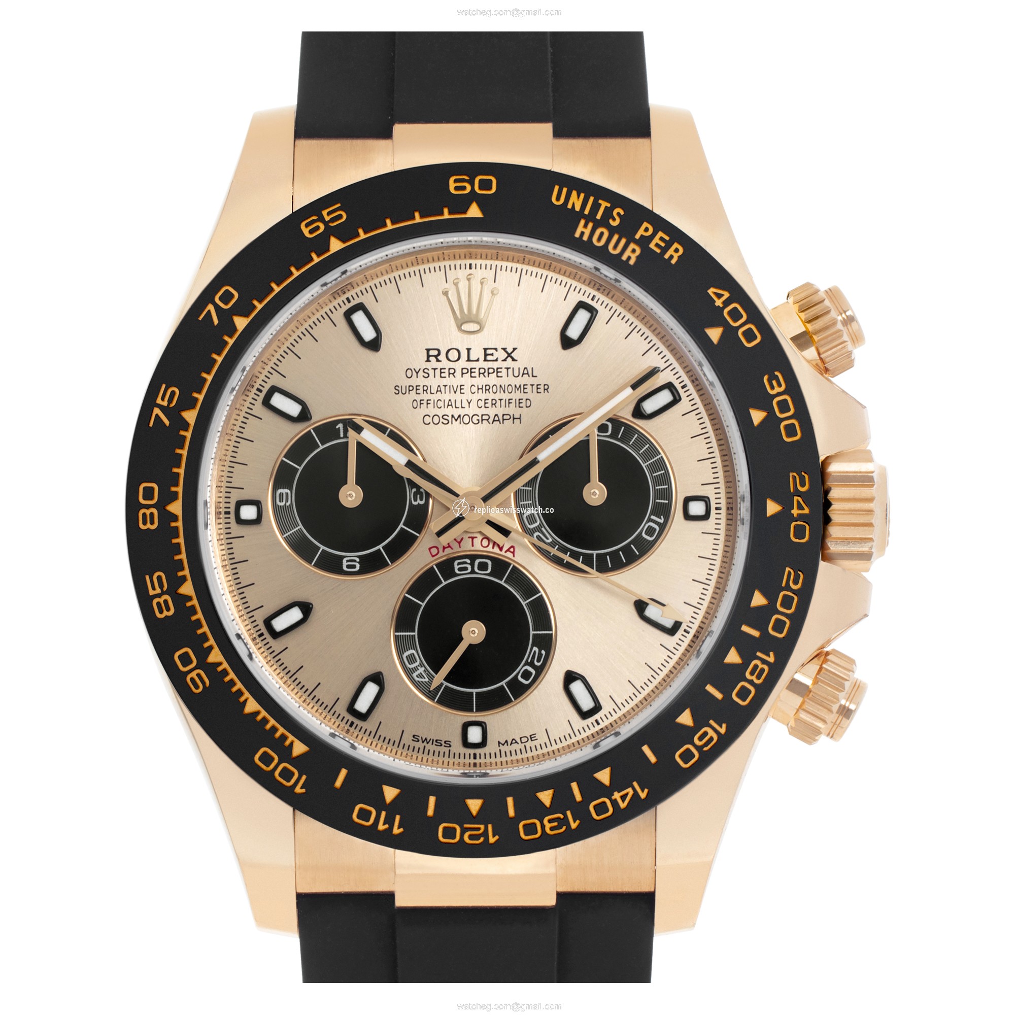Rolex 116518LN Daytona Automatic Unisex 18k yellow gold Replica Rolex 116518LN Daytona Automatic Unisex 18k yellow gold Replica