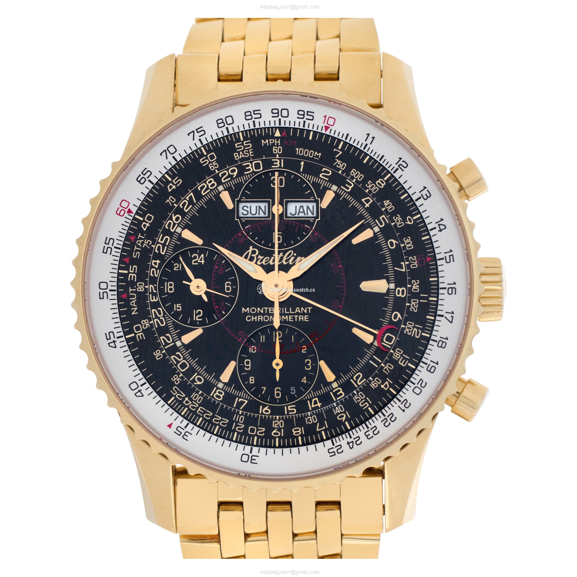 Breitling k2133012 Montbrillant Automatic Male 18k yellow gold Replica Breitling k2133012 Montbrillant Automatic Male 18k yellow gold Replica