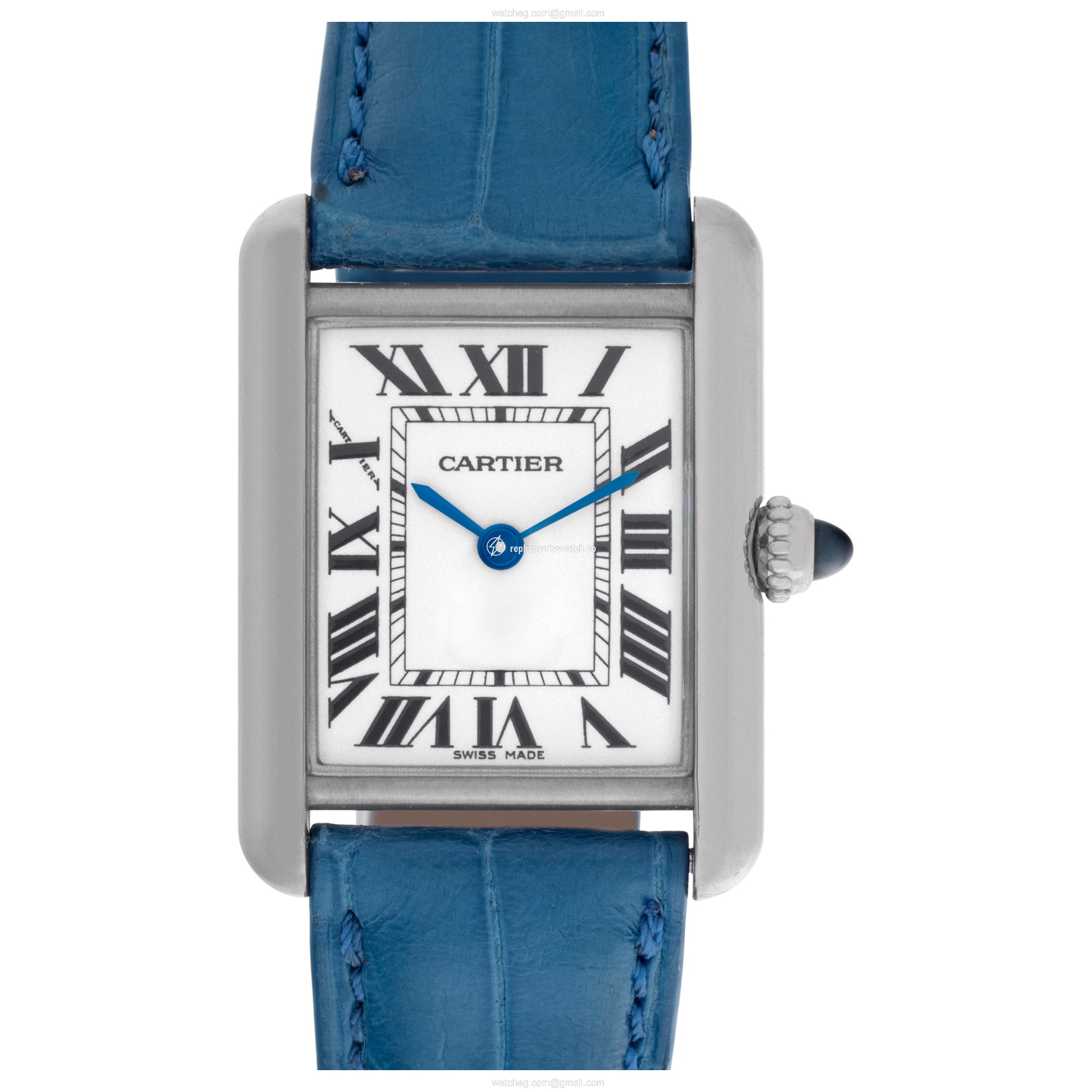 Cartier W1541056 Tank Louis Quartz Female 18k White Gold Replica Cartier W1541056 Tank Louis Quartz Female 18k White Gold Replica