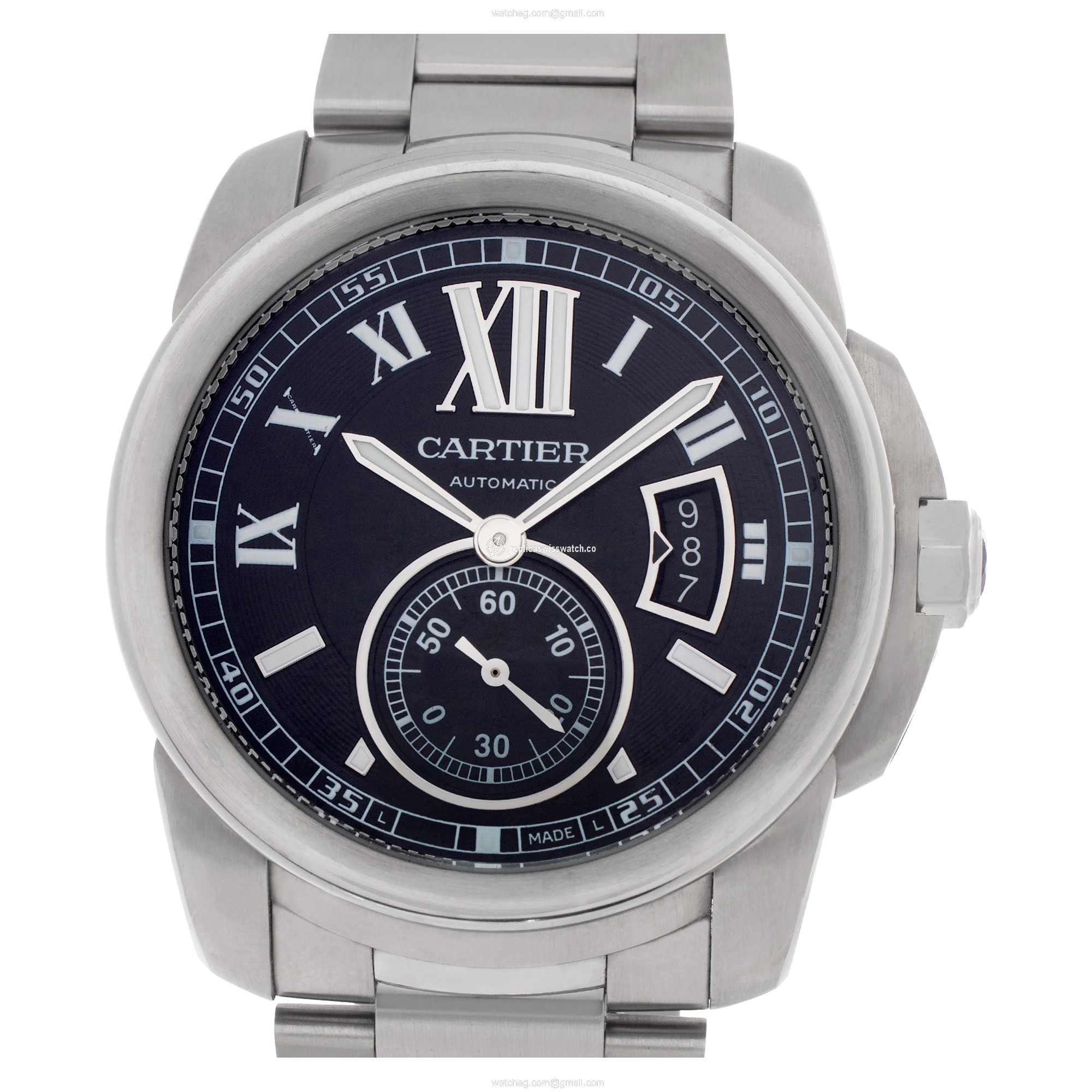 Cartier W7100016 Calibre Automatic Male Stainless Steel Replica Cartier W7100016 Calibre Automatic Male Stainless Steel Replica