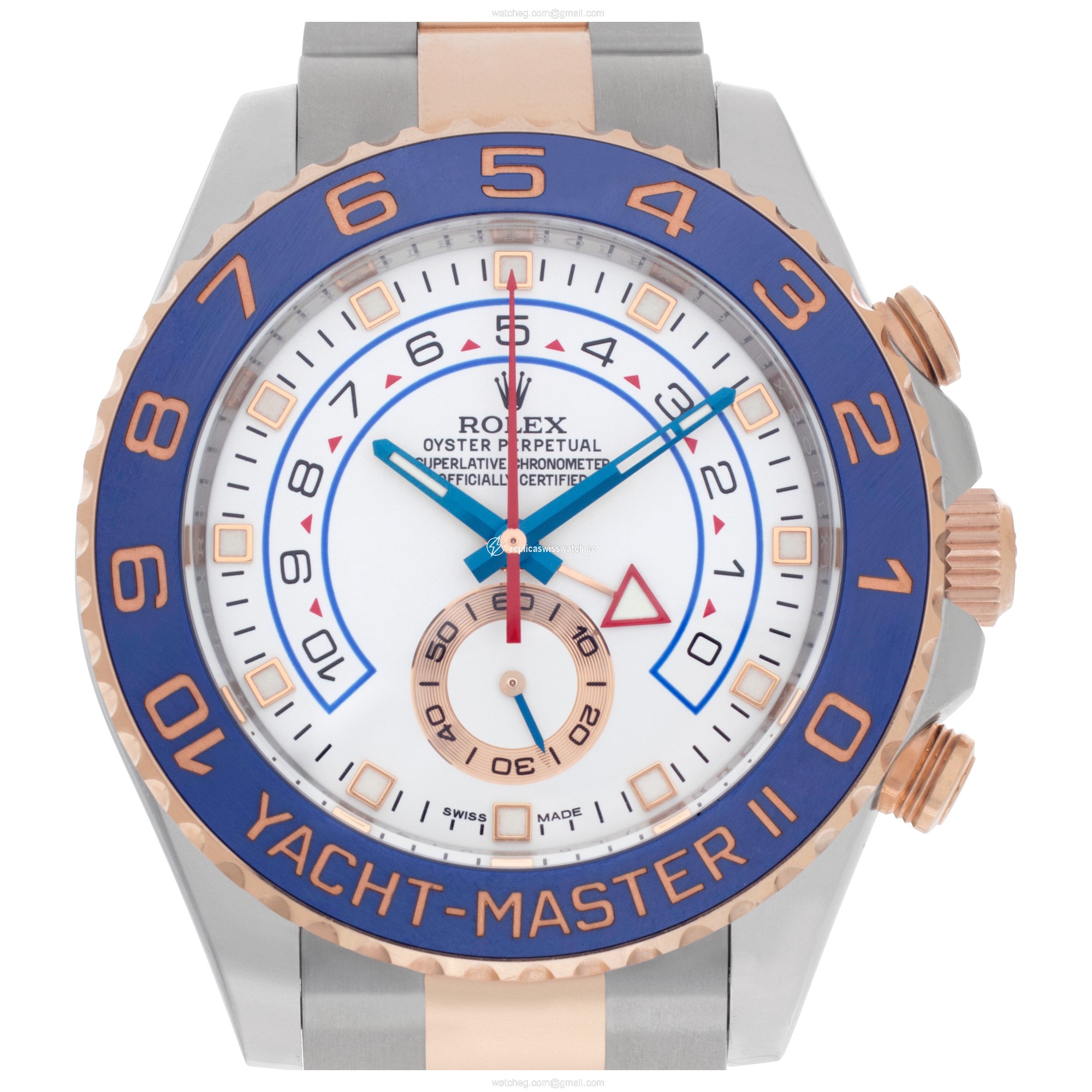 Rolex 116681 Yacht-Master II Automatic Male 18k rose gold & stainless steel Replica Rolex 116681 Yacht-Master II Automatic Male 18k rose gold & stainless steel Replica