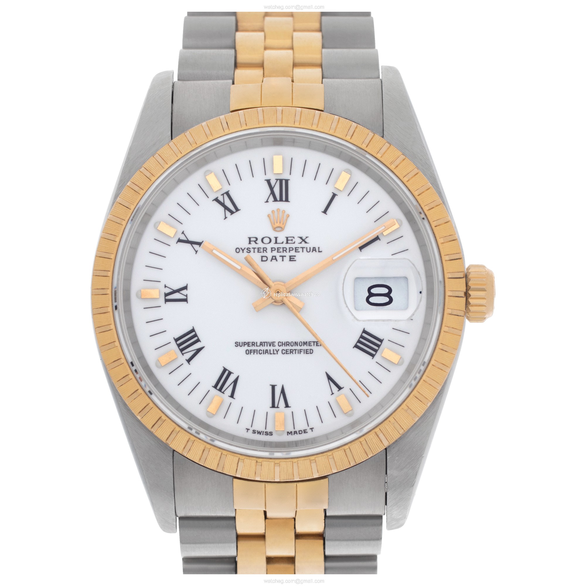 Rolex 15223 Date Automatic Unisex 18k gold & Stainless Steel Replica Rolex 15223 Date Automatic Unisex 18k gold & Stainless Steel Replica