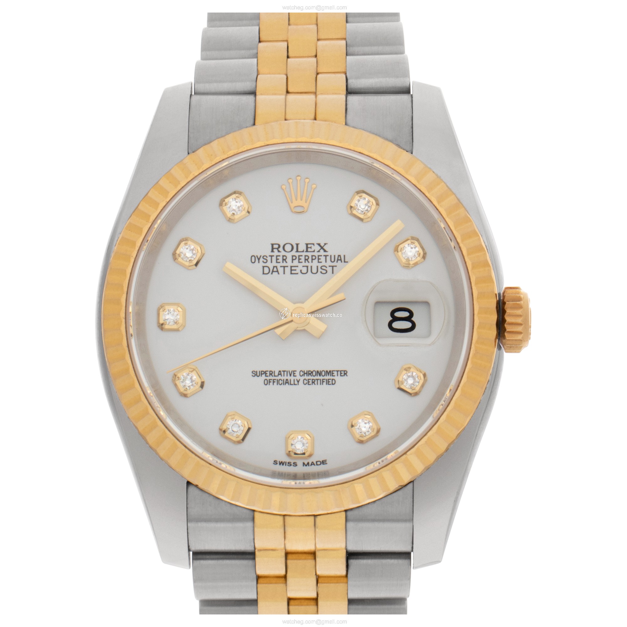 Rolex 116233 Datejust Automatic Unisex 18k gold & Stainless Steel Replica Rolex 116233 Datejust Automatic Unisex 18k gold & Stainless Steel Replica