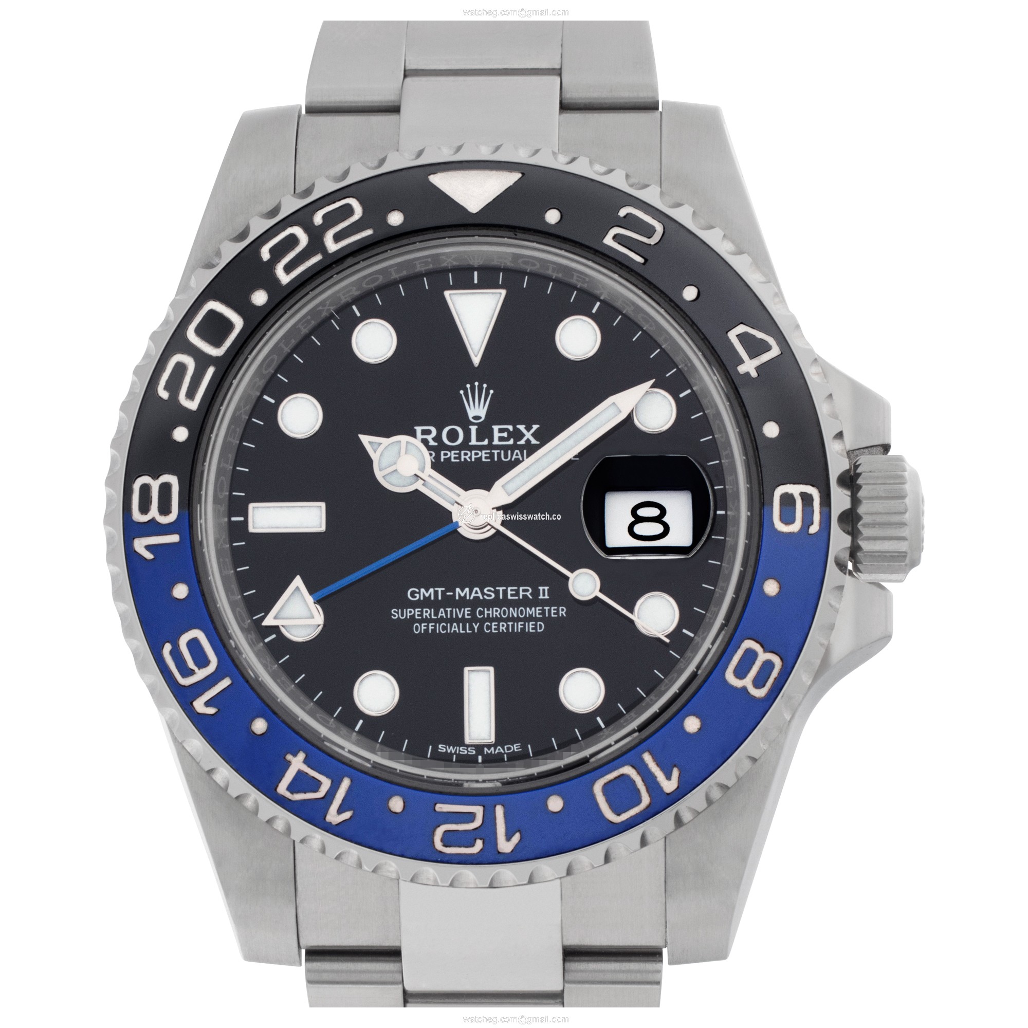 Rolex 116710 GMT Master II Batman Automatic Male Stainless Steel Replica Rolex 116710 GMT Master II Batman Automatic Male Stainless Steel Replica