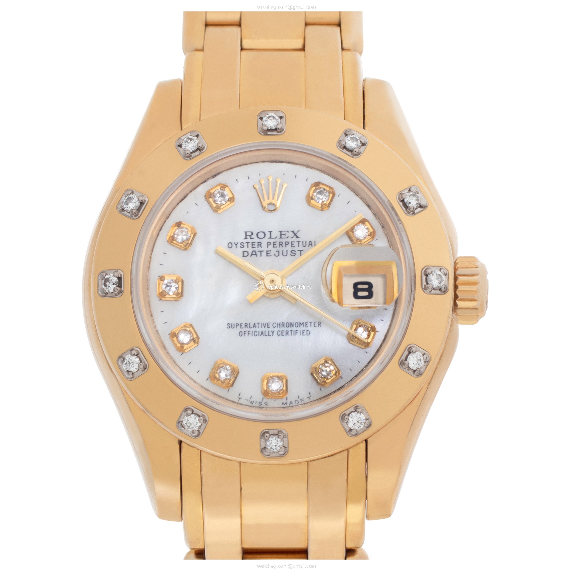Rolex 80318 Pearlmaster Automatic Female 18k yellow gold Replica Rolex 80318 Pearlmaster Automatic Female 18k yellow gold Replica