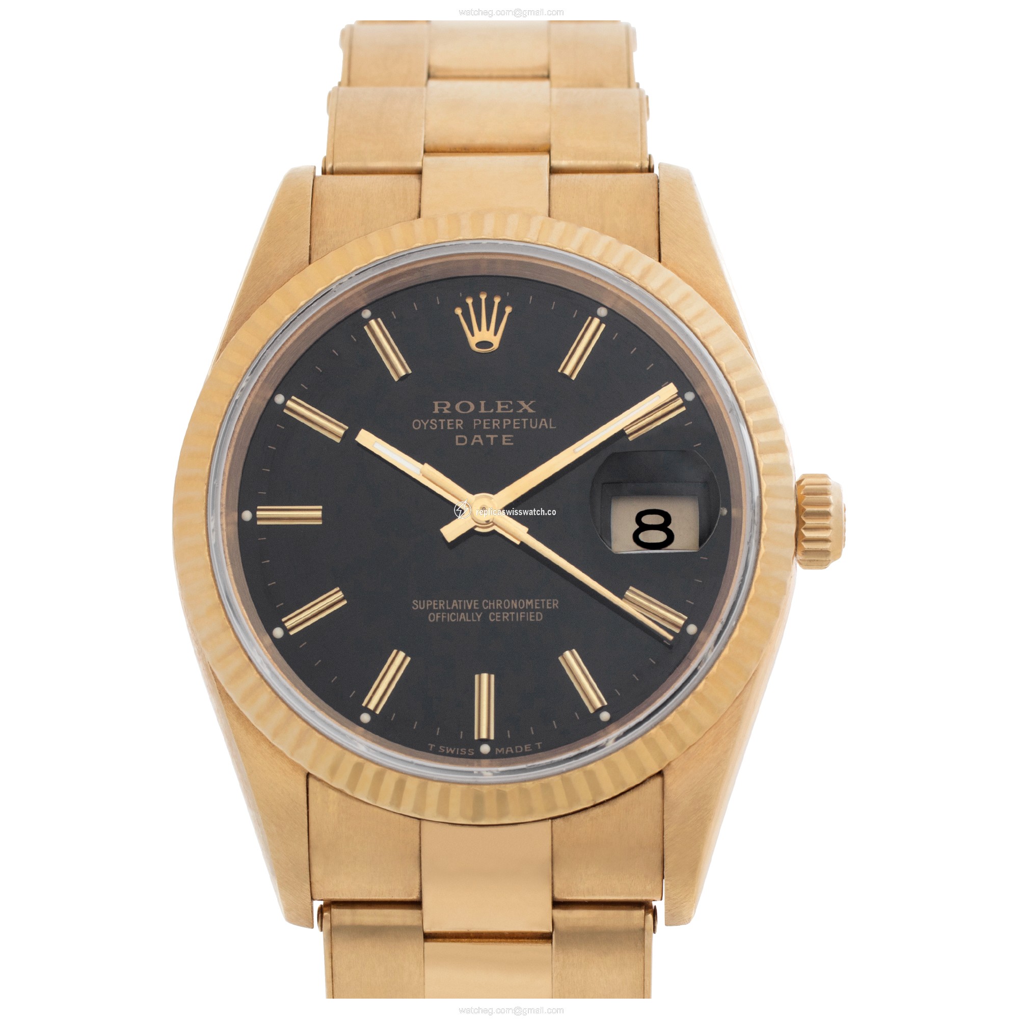 Rolex 15238 Date Automatic Unisex 18k yellow gold Replica Rolex 15238 Date Automatic Unisex 18k yellow gold Replica