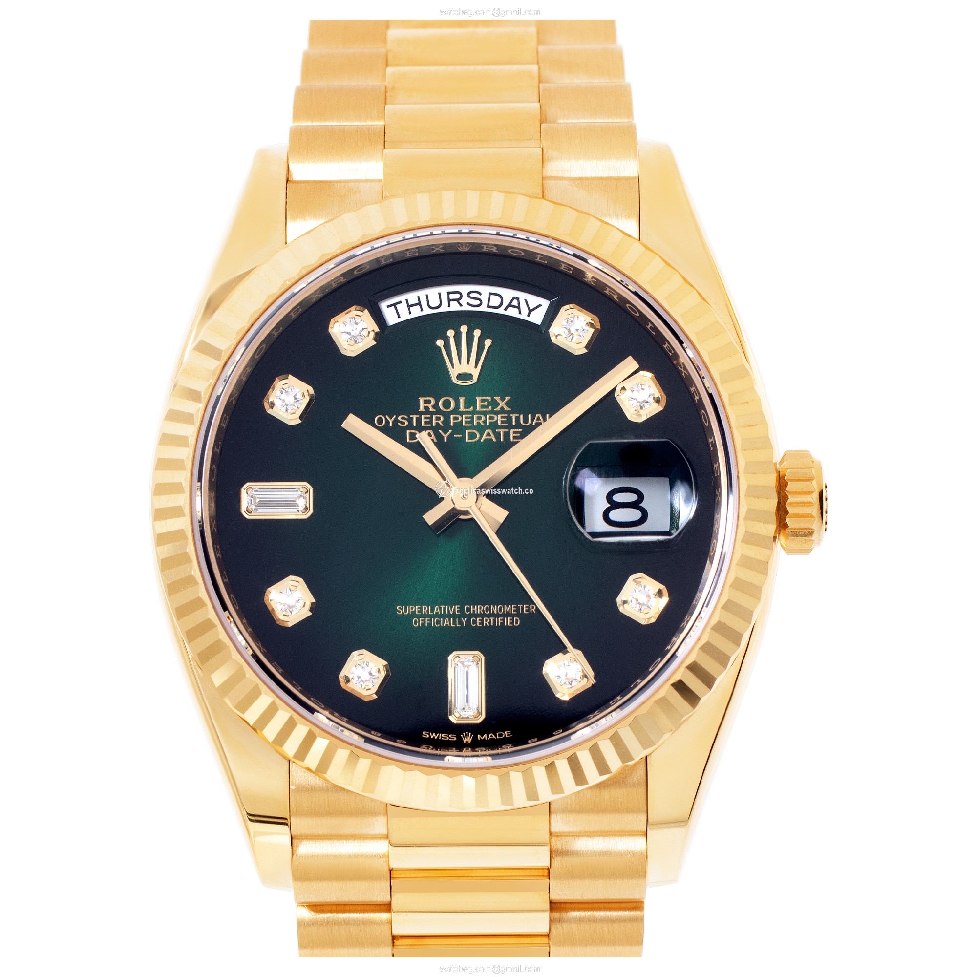 Rolex 128238 Day-Date Automatic Male 18k yellow gold Replica Rolex 128238 Day-Date Automatic Male 18k yellow gold Replica