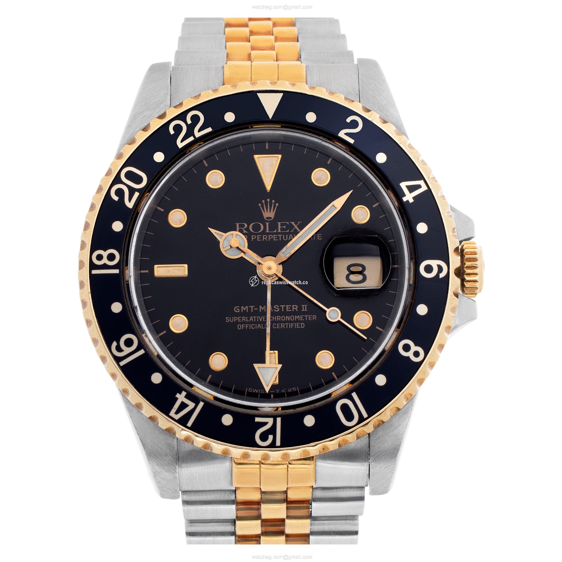 Rolex 16713 GMT-Master II Automatic Male Stainless Steel Replica Rolex 16713 GMT-Master II Automatic Male Stainless Steel Replica