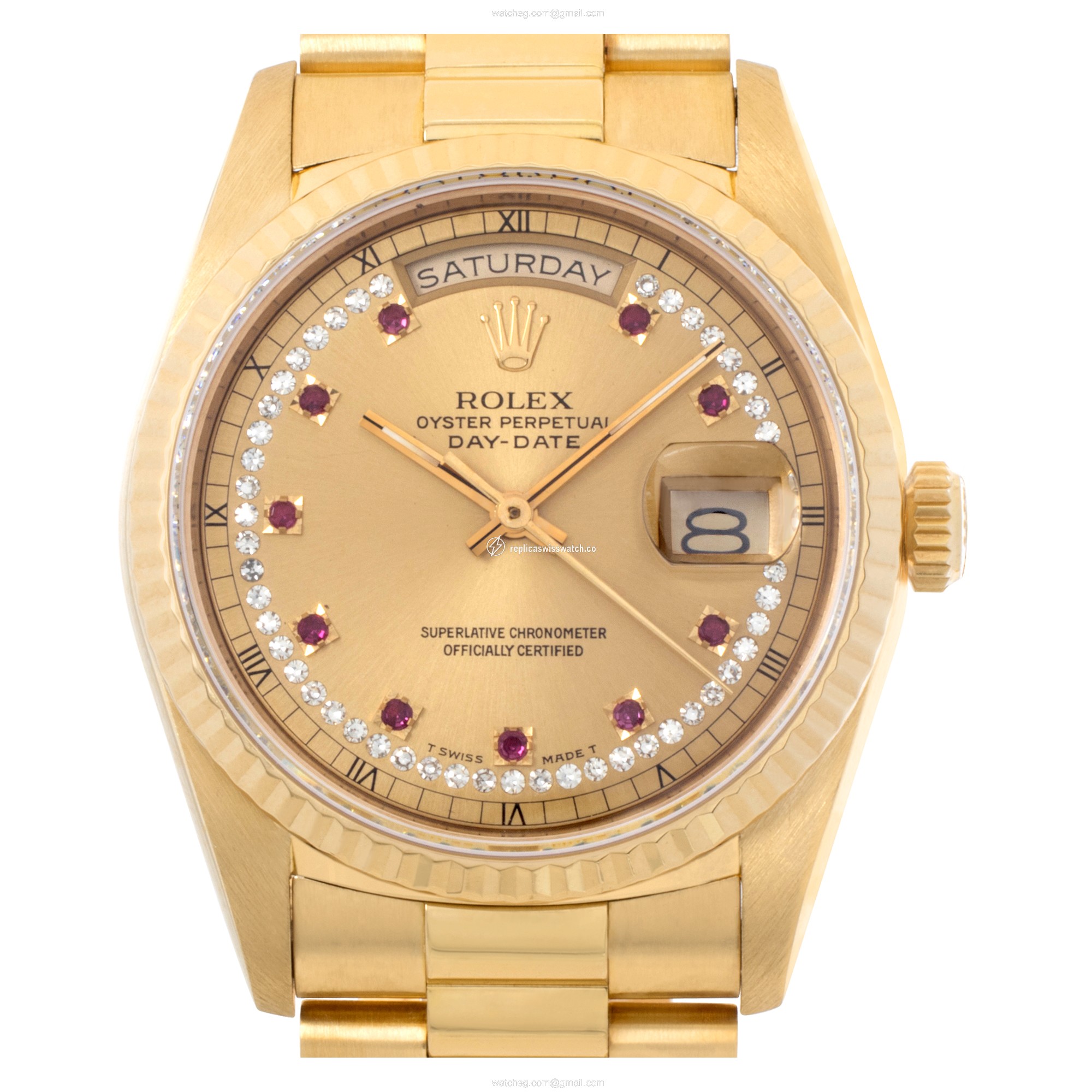 Rolex 18238 Day-Date Automatic Male 18k yellow gold Replica Rolex 18238 Day-Date Automatic Male 18k yellow gold Replica