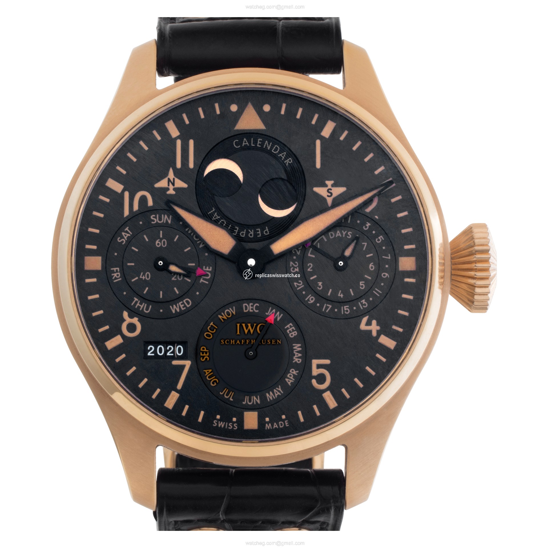 IWC iw502635 Big Pilot Automatic Male 18k rose gold Replica IWC iw502635 Big Pilot Automatic Male 18k rose gold Replica