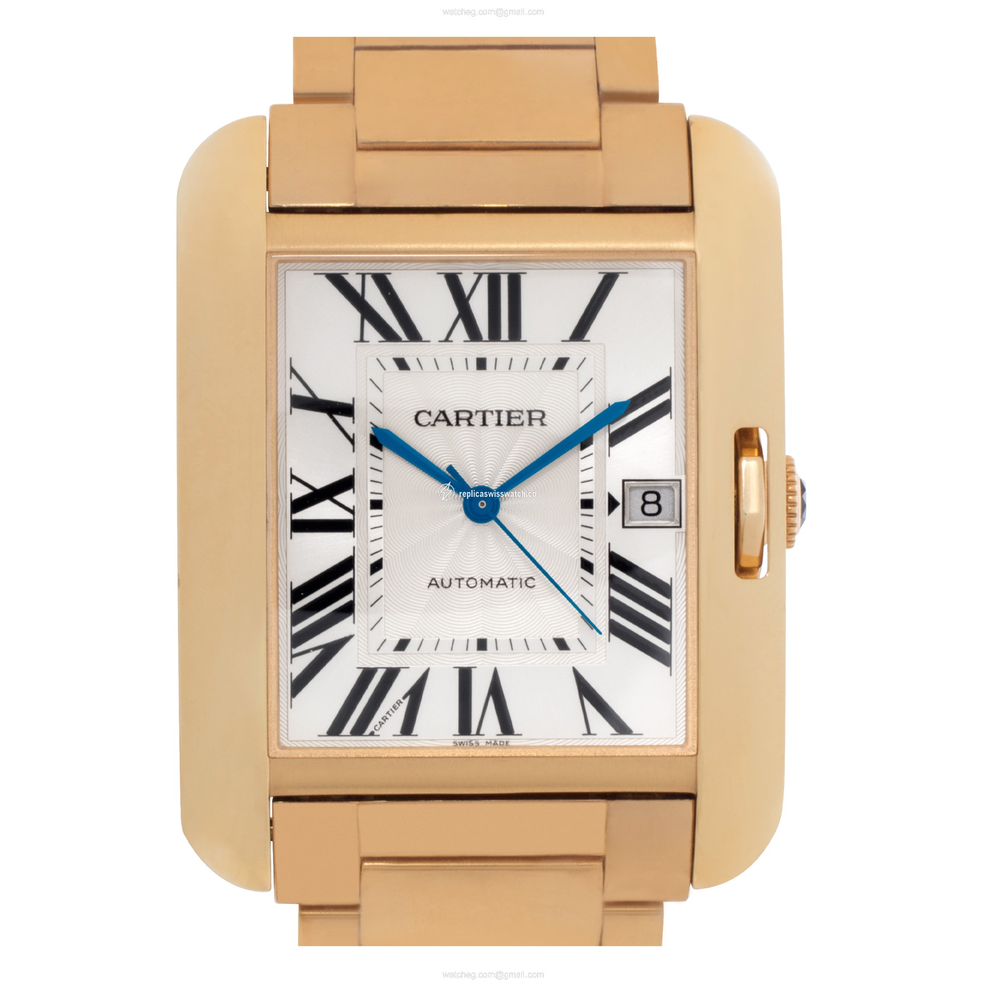 Cartier w5310018 Tank Anglaise XL Automatic Male 18k yellow gold Replica Cartier w5310018 Tank Anglaise XL Automatic Male 18k yellow gold Replica