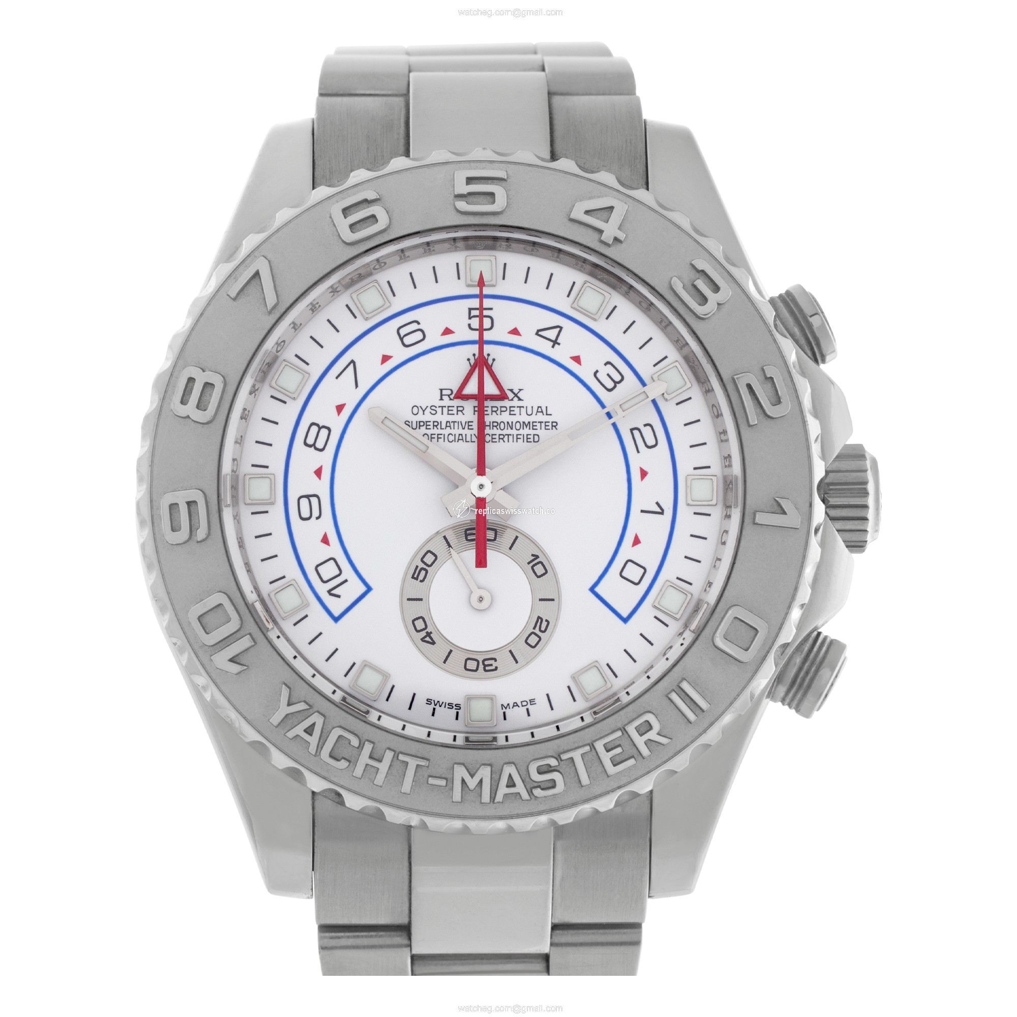 Rolex 116689 Yacht-Master II Automatic Male 18k White Gold Replica Rolex 116689 Yacht-Master II Automatic Male 18k White Gold Replica