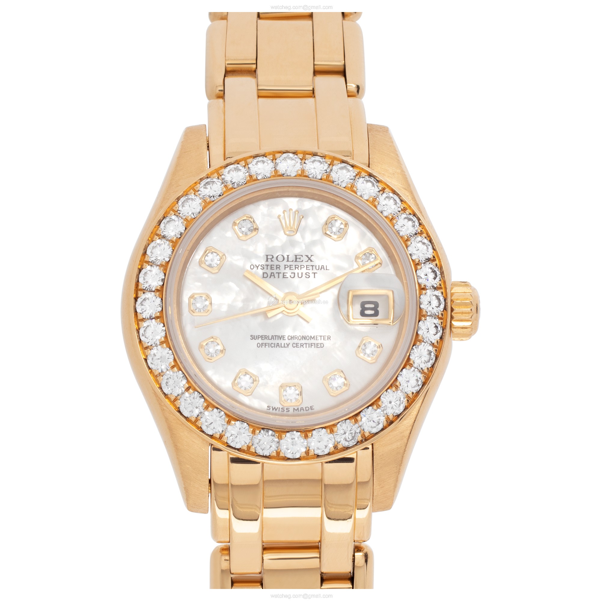 Rolex 80298 Pearlmaster Automatic Female 18k yellow gold Replica Rolex 80298 Pearlmaster Automatic Female 18k yellow gold Replica