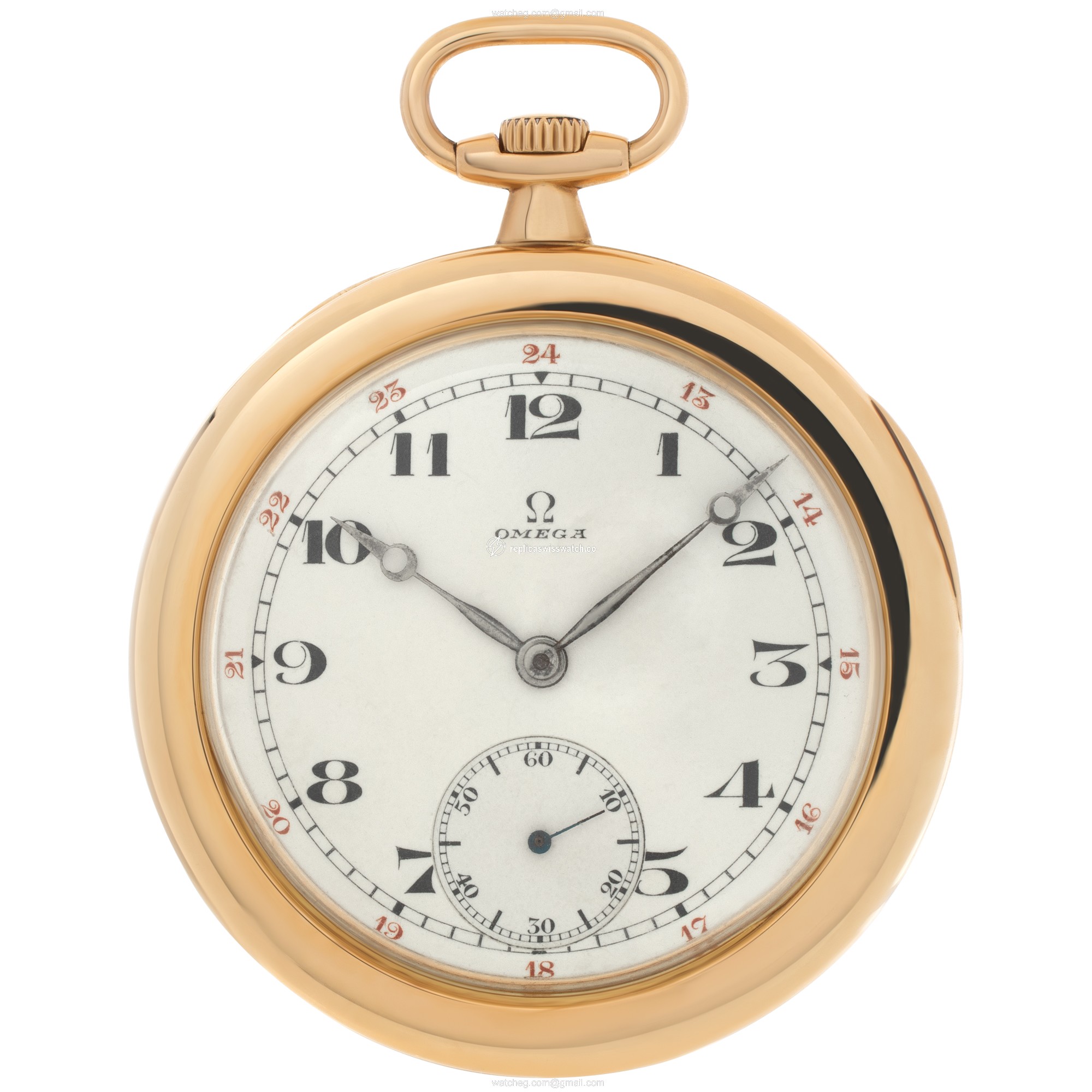 Omega Omega 3863 pocket watch Manual Unisex 18k yellow gold Replica Omega Omega 3863 pocket watch Manual Unisex 18k yellow gold Replica