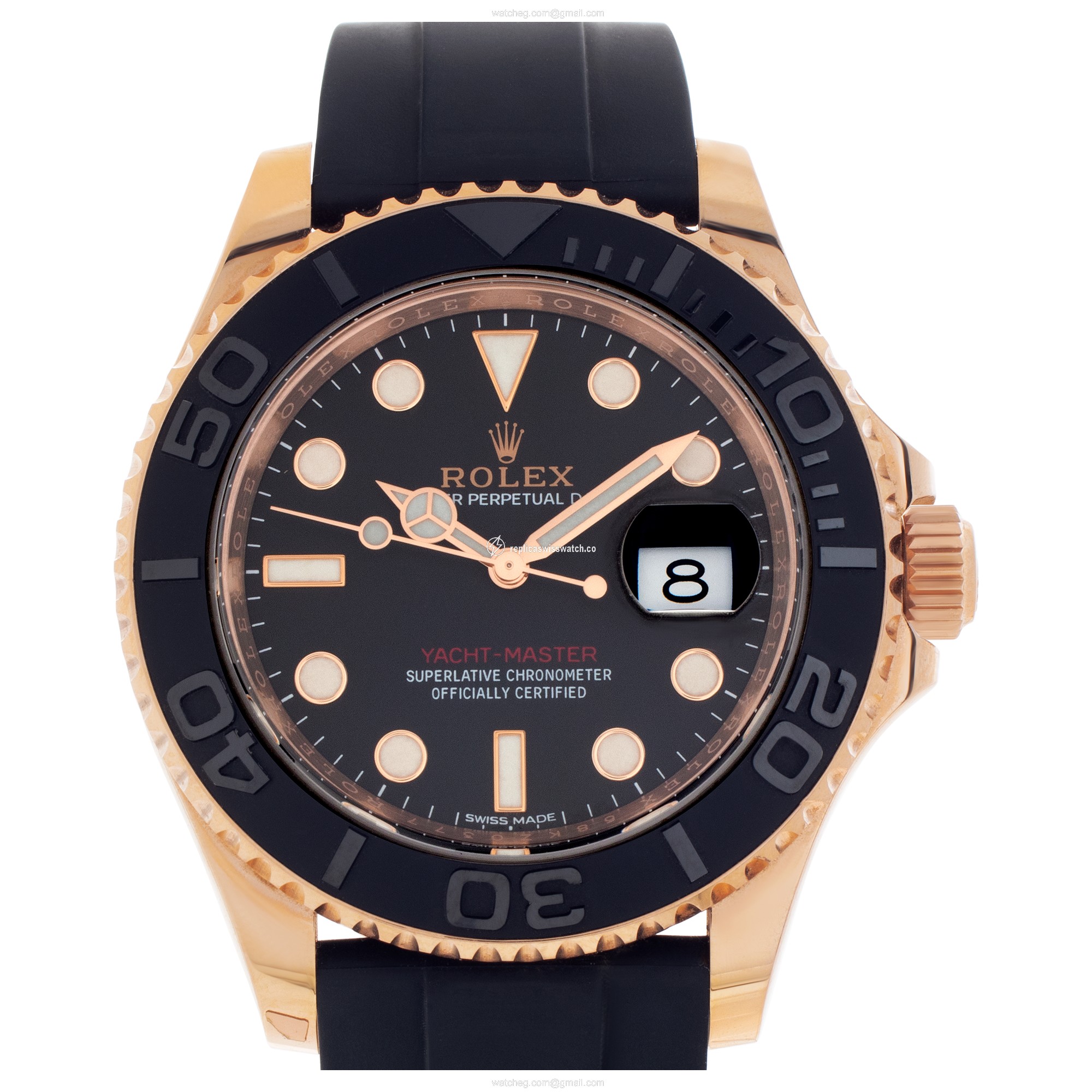 Rolex 116655 Yacht-Master Automatic Male 18k rose gold Replica Rolex 116655 Yacht-Master Automatic Male 18k rose gold Replica