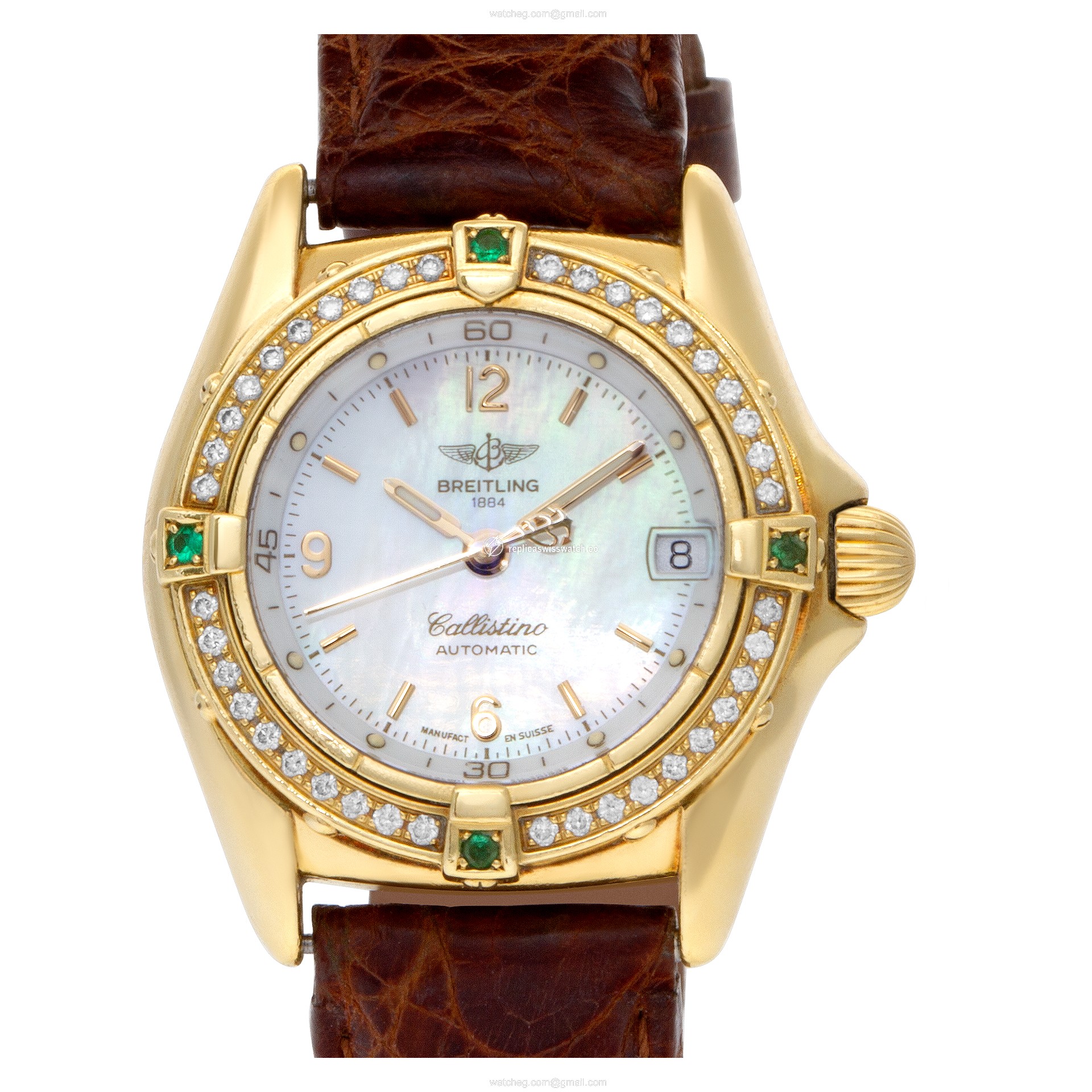 Breitling k31043 Callistino Automatic Female 18k yellow gold Replica Breitling k31043 Callistino Automatic Female 18k yellow gold Replica