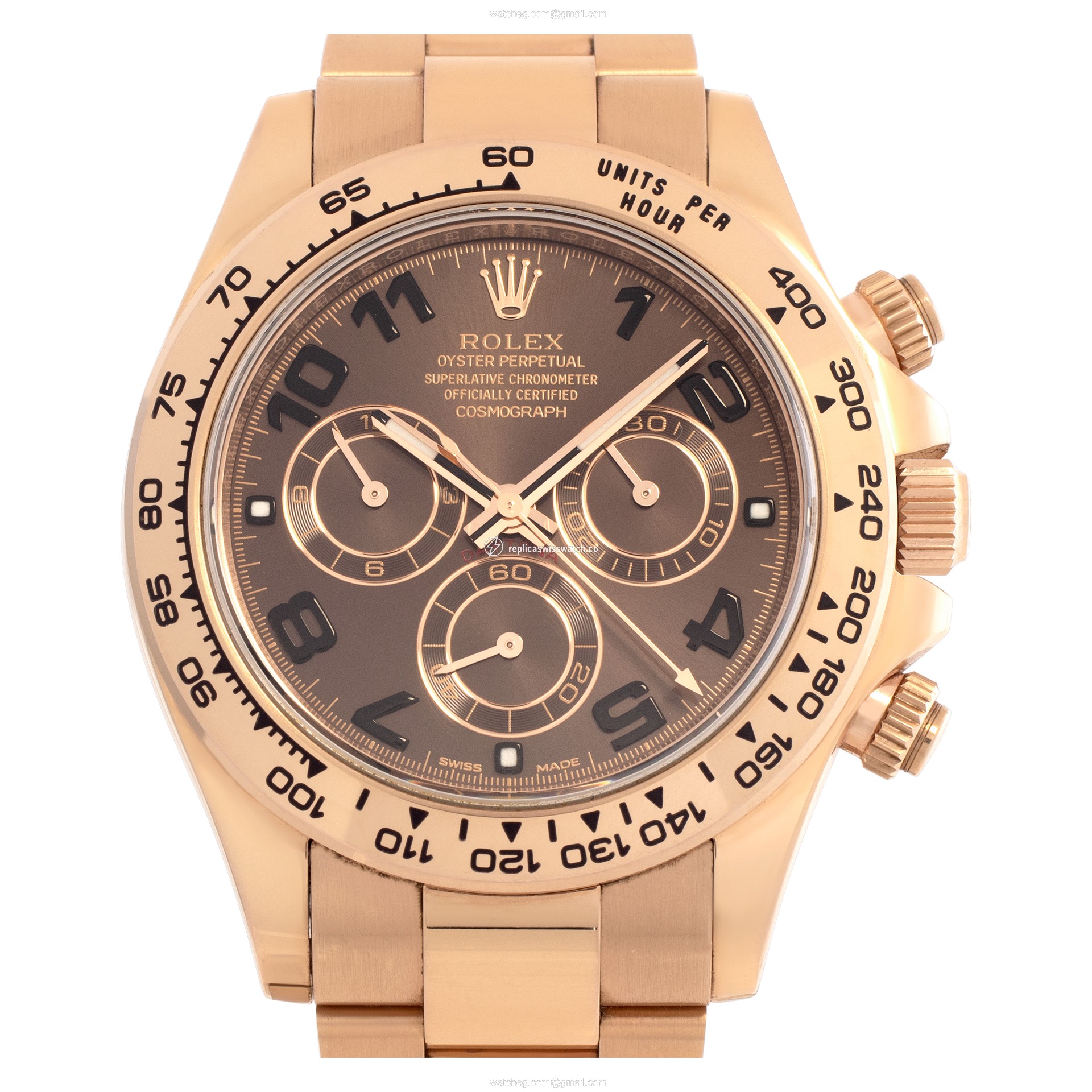 Rolex 116505 Daytona Automatic Female 18k rose gold Replica Rolex 116505 Daytona Automatic Female 18k rose gold Replica