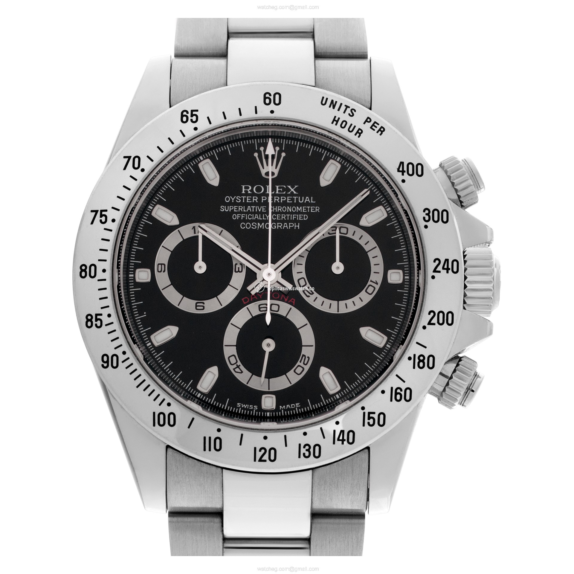 Rolex 116520 Daytona Automatic Unisex Stainless Steel Replica Rolex 116520 Daytona Automatic Unisex Stainless Steel Replica