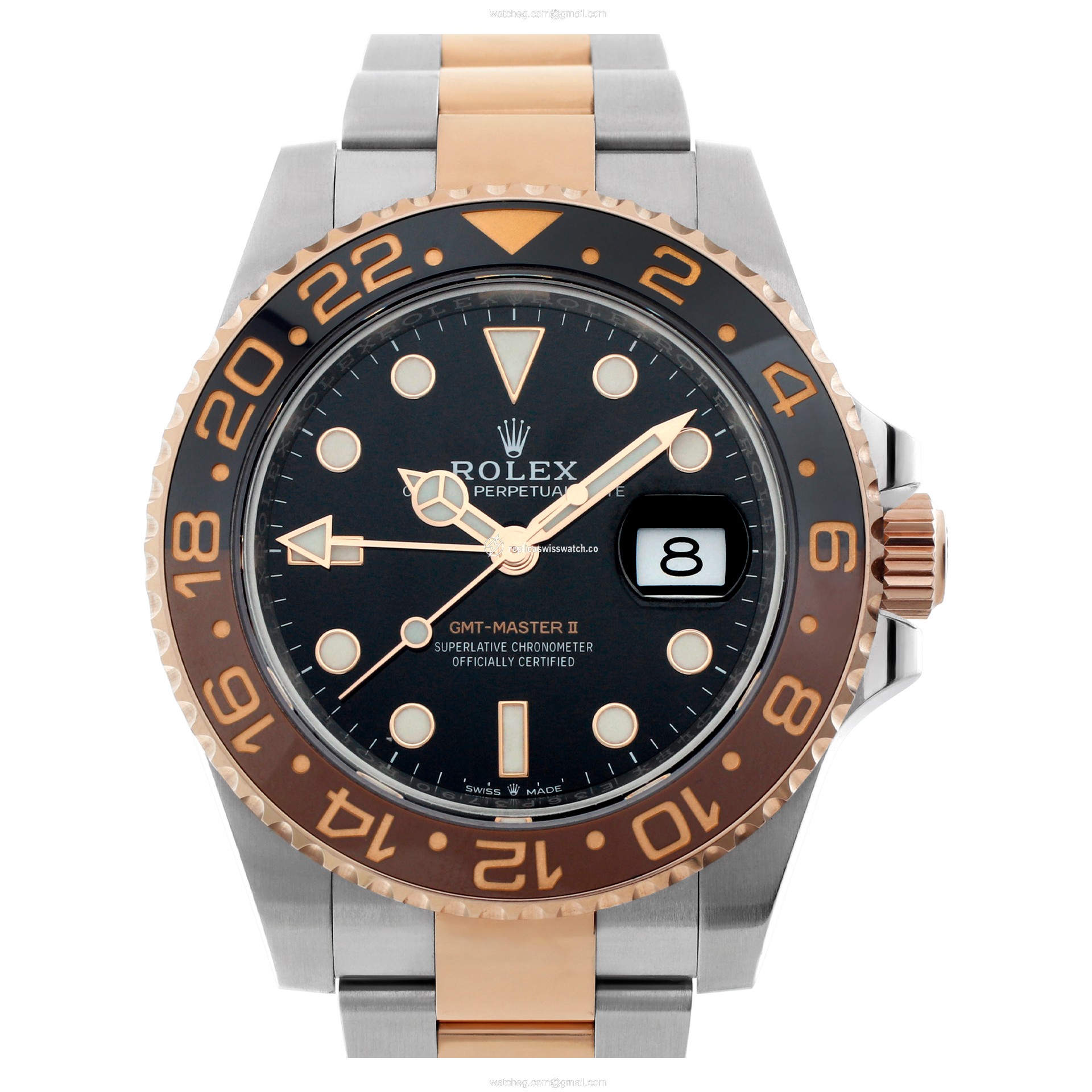 Rolex 126711CHNR GMT-Master II Automatic Male Stainless Steel Replica Rolex 126711CHNR GMT-Master II Automatic Male Stainless Steel Replica