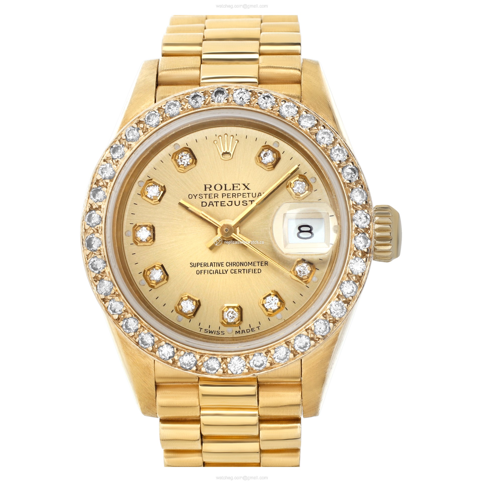 Rolex 69178 Datejust Automatic Female 18k yellow gold Replica Rolex 69178 Datejust Automatic Female 18k yellow gold Replica