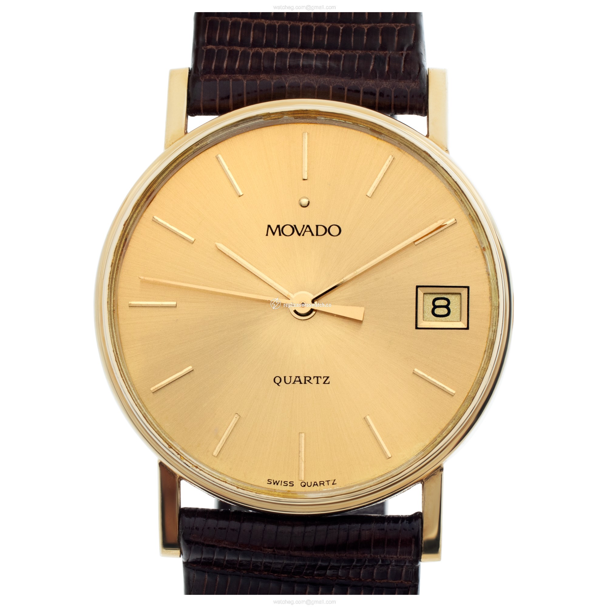 Movado 51157 Classic Quartz Male 14k yellow gold Replica Movado 51157 Classic Quartz Male 14k yellow gold Replica