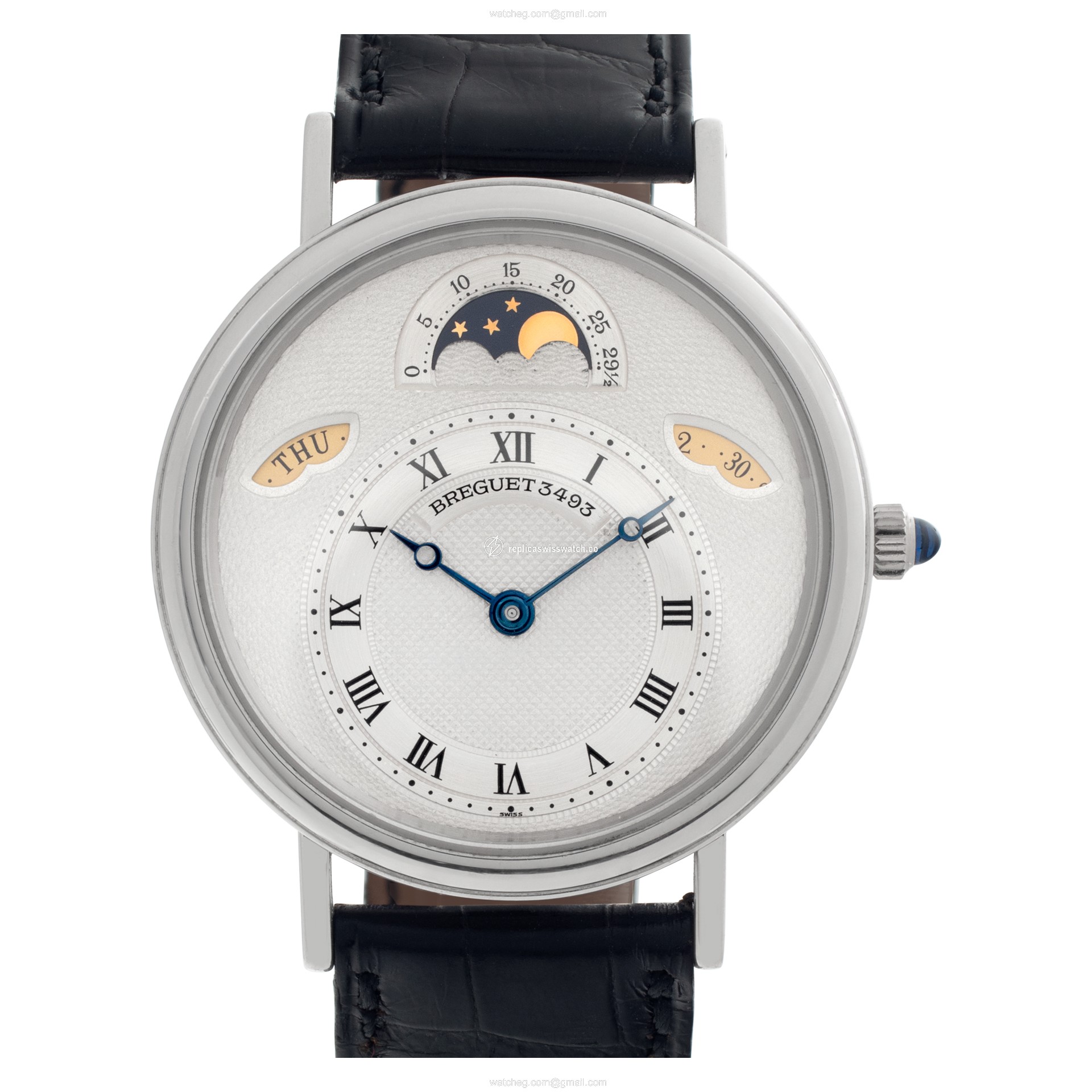 Breguet 3330 Quantieme Automatic Unisex Platinum Replica Breguet 3330 Quantieme Automatic Unisex Platinum Replica