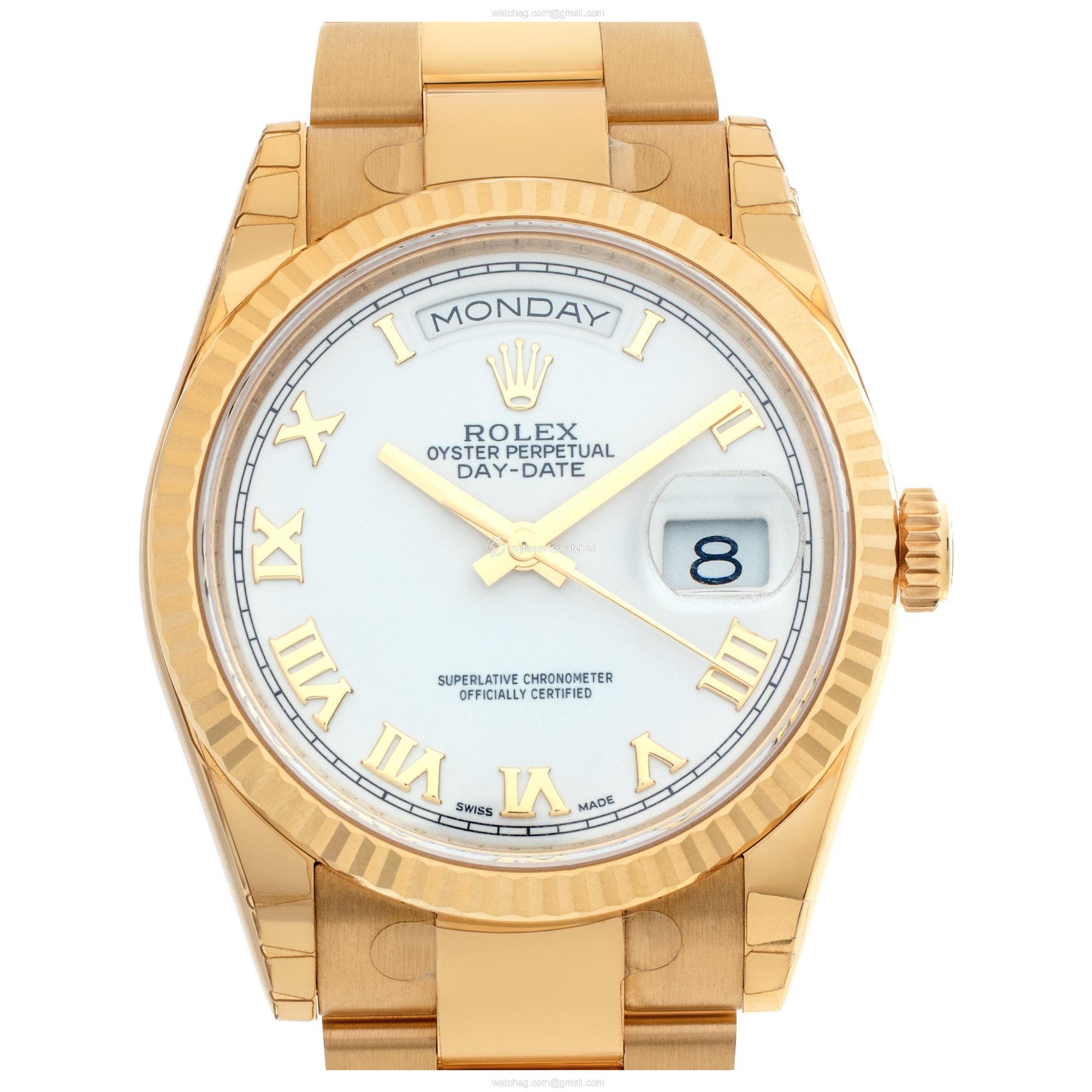 Rolex 118238 Day-Date Automatic Unisex 18k yellow gold Replica Rolex 118238 Day-Date Automatic Unisex 18k yellow gold Replica