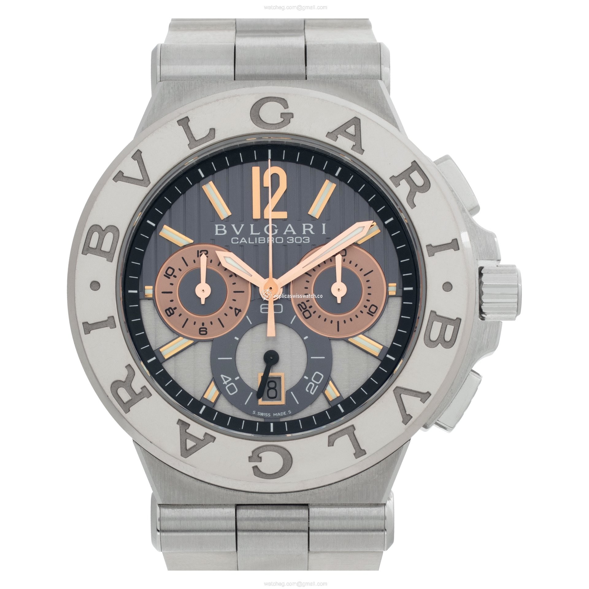 Bvlgari DG 42 SWG CH Diagono Automatic Male Stainless Steel Replica Bvlgari DG 42 SWG CH Diagono Automatic Male Stainless Steel Replica