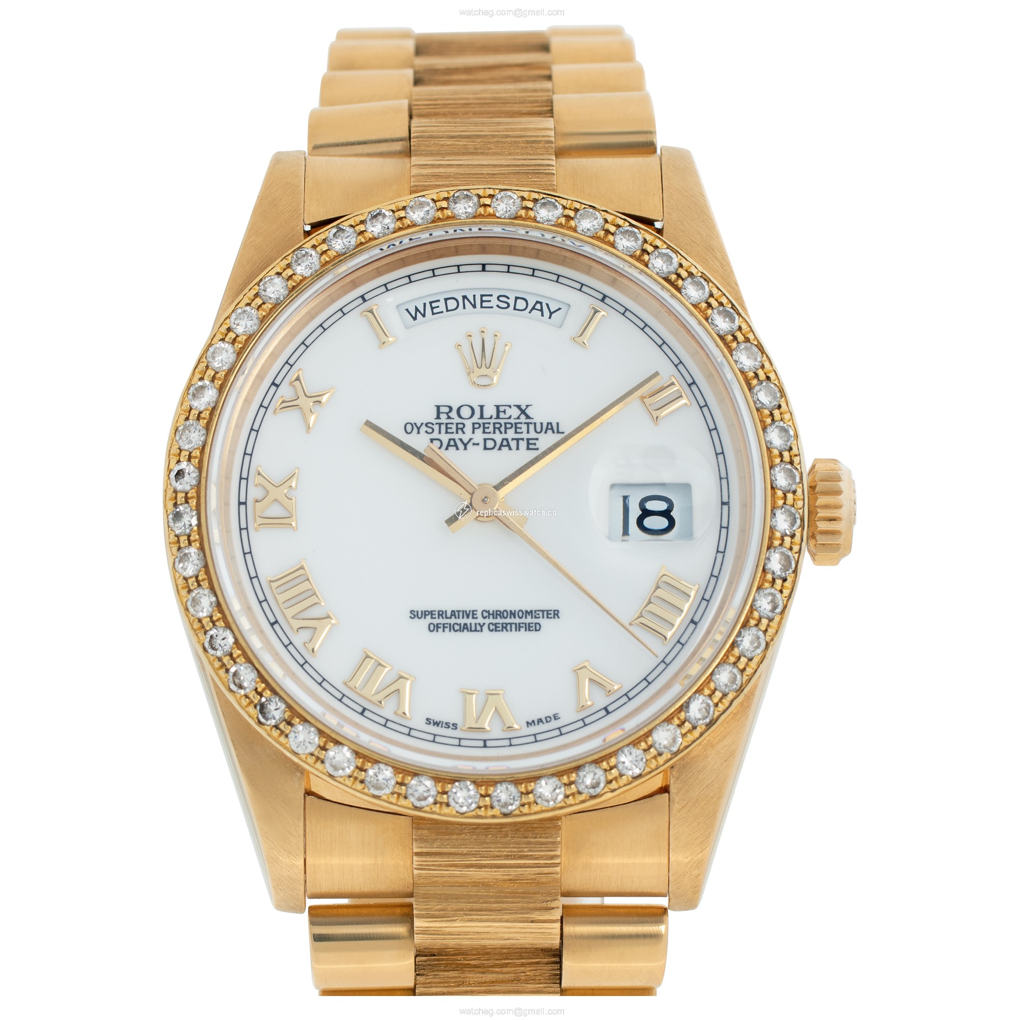 Rolex 18248 Day-Date Automatic Unisex 18k yellow gold Replica Rolex 18248 Day-Date Automatic Unisex 18k yellow gold Replica