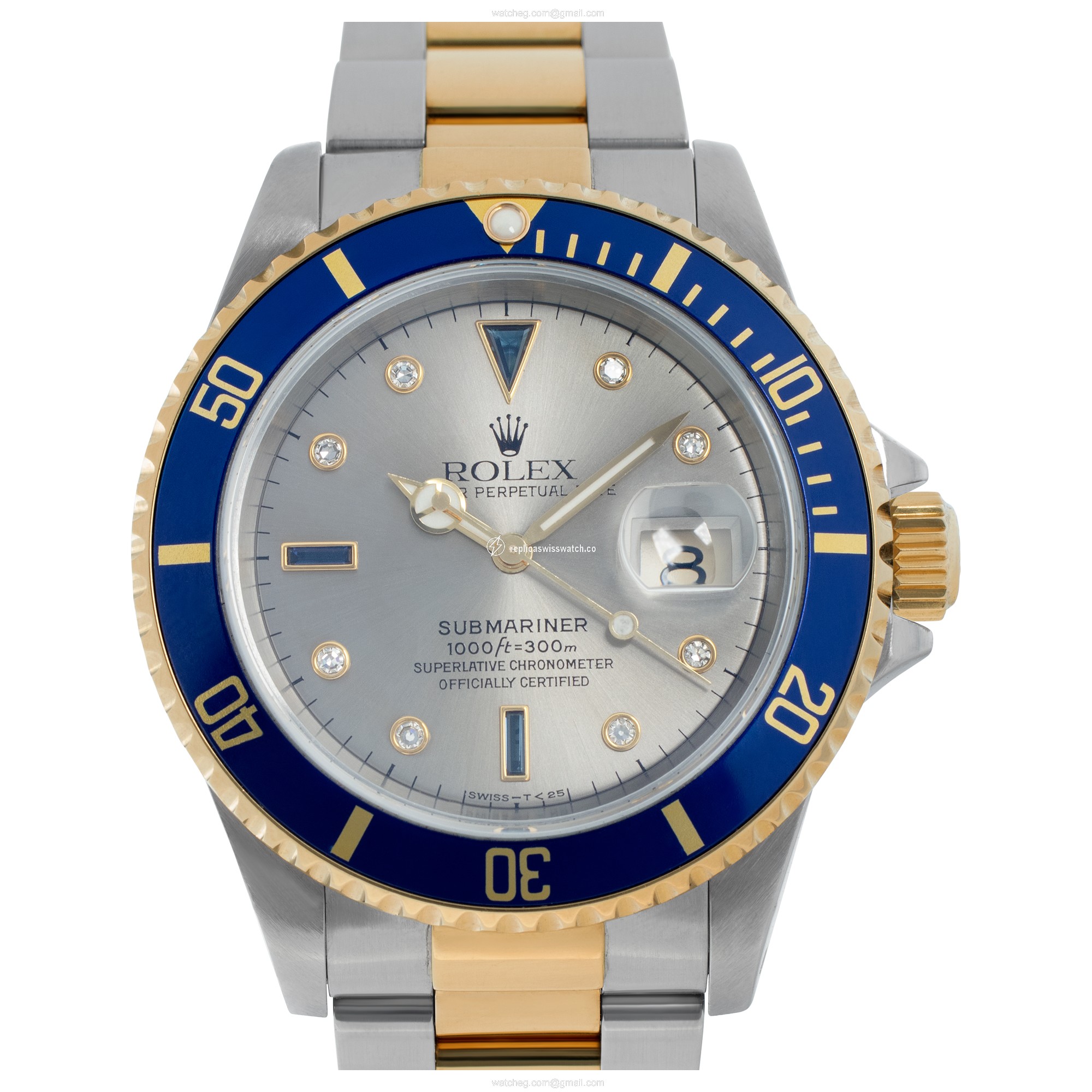 Rolex 16613 Submariner Automatic Unisex 18k gold & Stainless Steel Replica Rolex 16613 Submariner Automatic Unisex 18k gold & Stainless Steel Replica