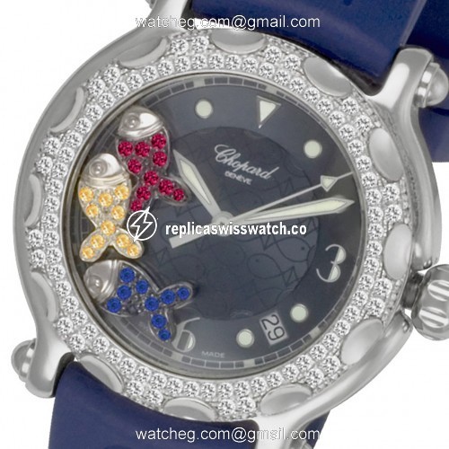 Chopard 23/8347/8-402 Happy Fish Quartz Female Stainless Steel Watches Chopard 23/8347/8-402 Happy Fish Quartz Female Stainless Steel Watches