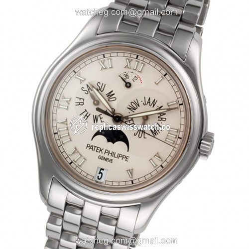 Patek Philippe 5036 Annual Calendar Automatic Male 18k White Gold Watches Patek Philippe 5036 Annual Calendar Automatic Male 18k White Gold Watches