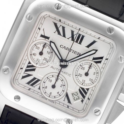Cartier WX20090X8 Santos 100 Automatic Male Stainless Steel Watches Cartier WX20090X8 Santos 100 Automatic Male Stainless Steel Watches