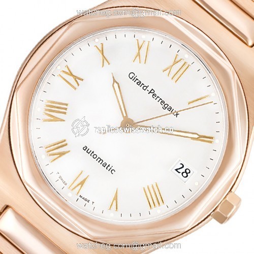 Girard Perregaux 8010 Laureato Automatic Male 18k rose gold Watches Girard Perregaux 8010 Laureato Automatic Male 18k rose gold Watches